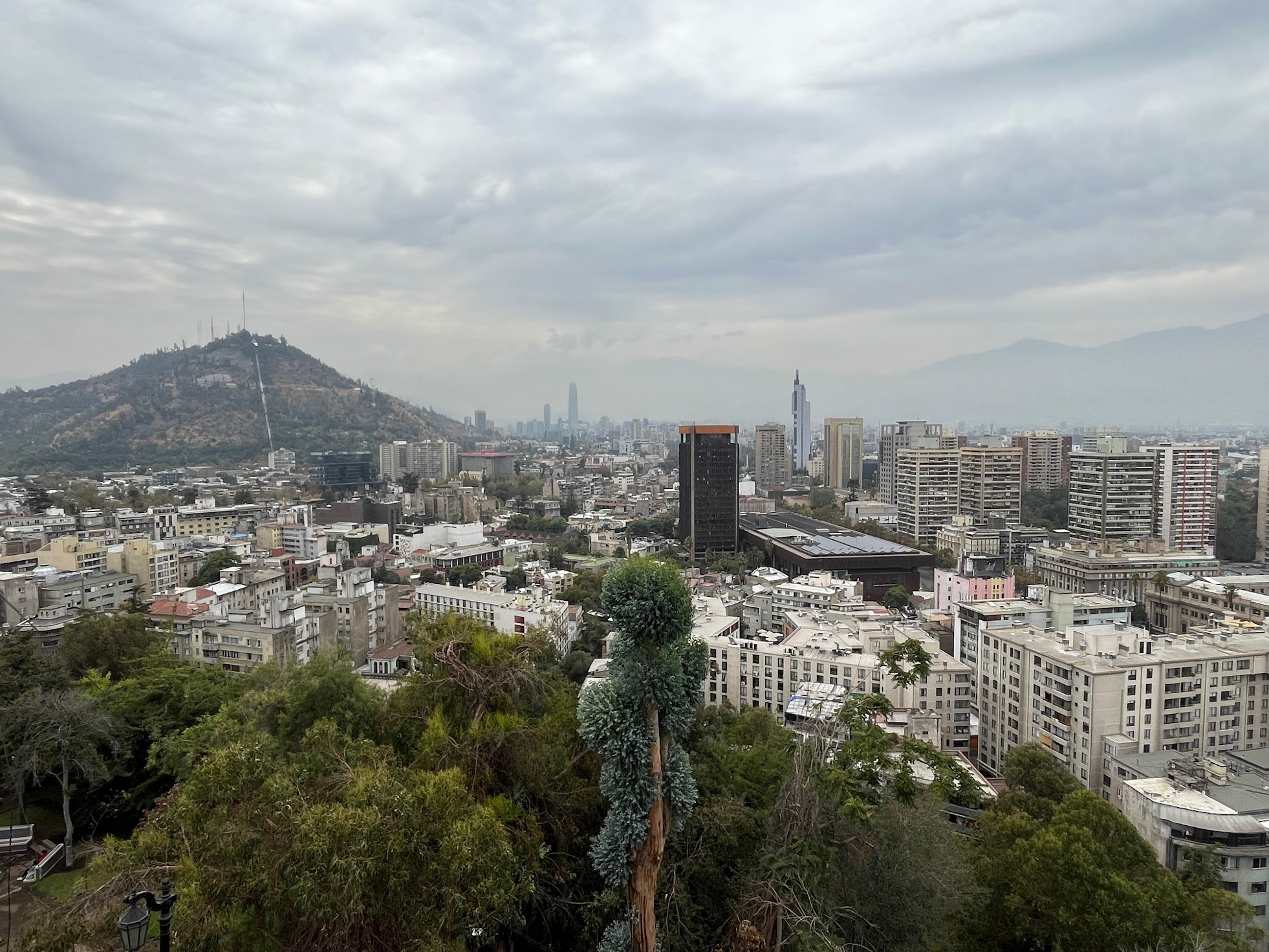 santiago view from sanlucia