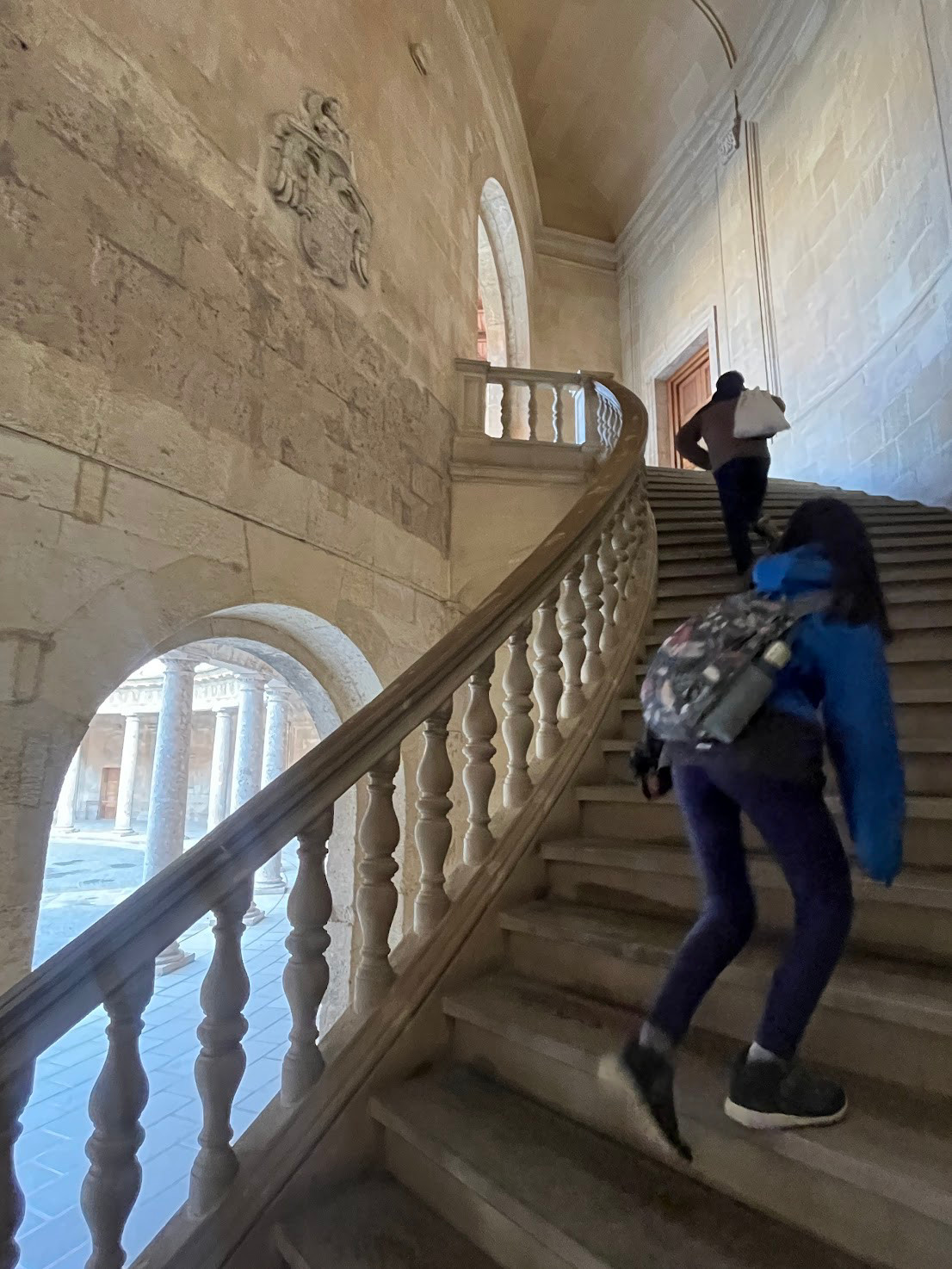 granada alhambra charlie stair