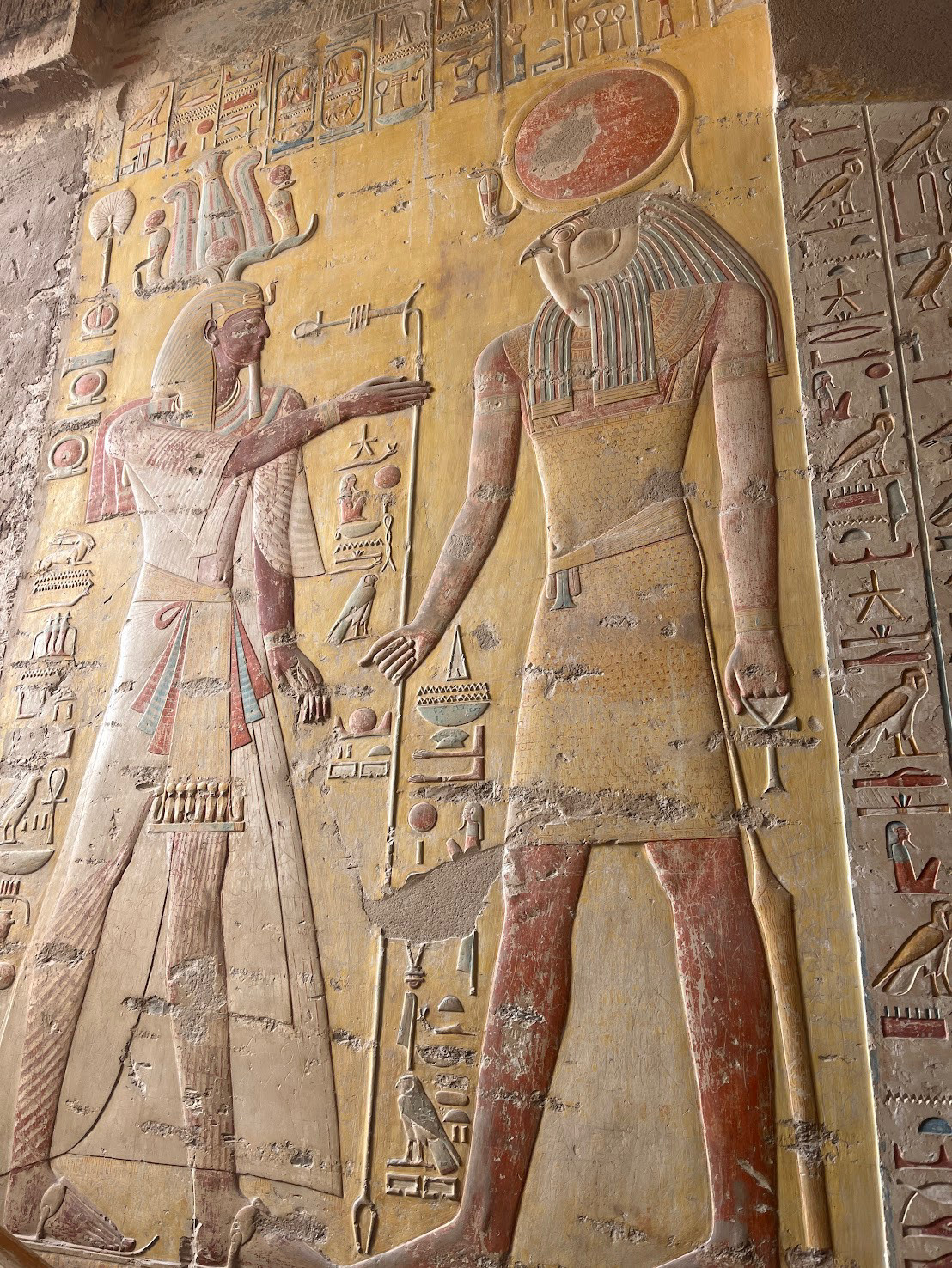 luxor merenptah wall relief
