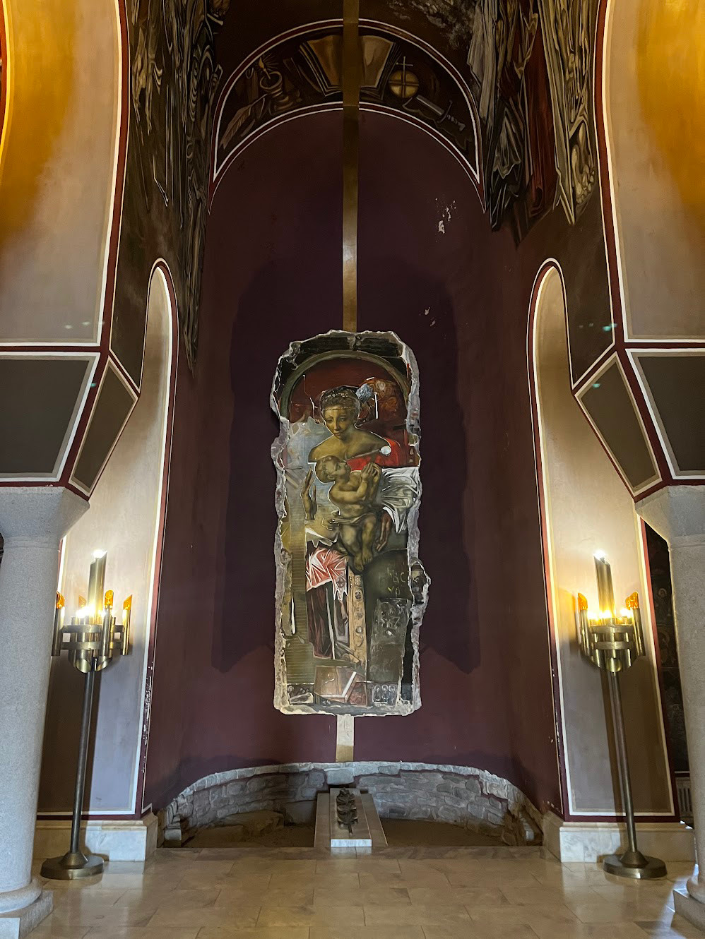 veliko castle churh mural