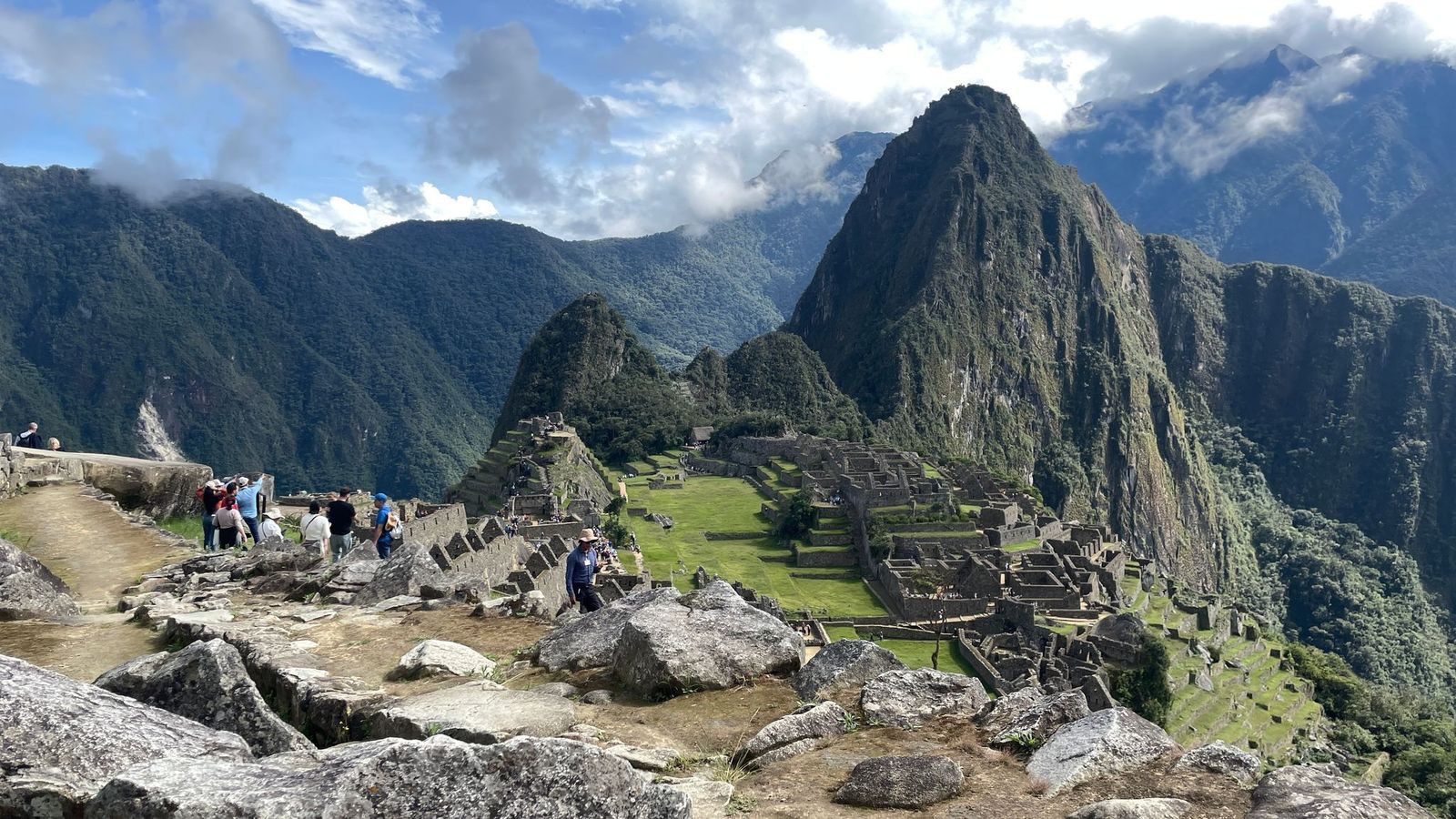 machu picchu postcard view