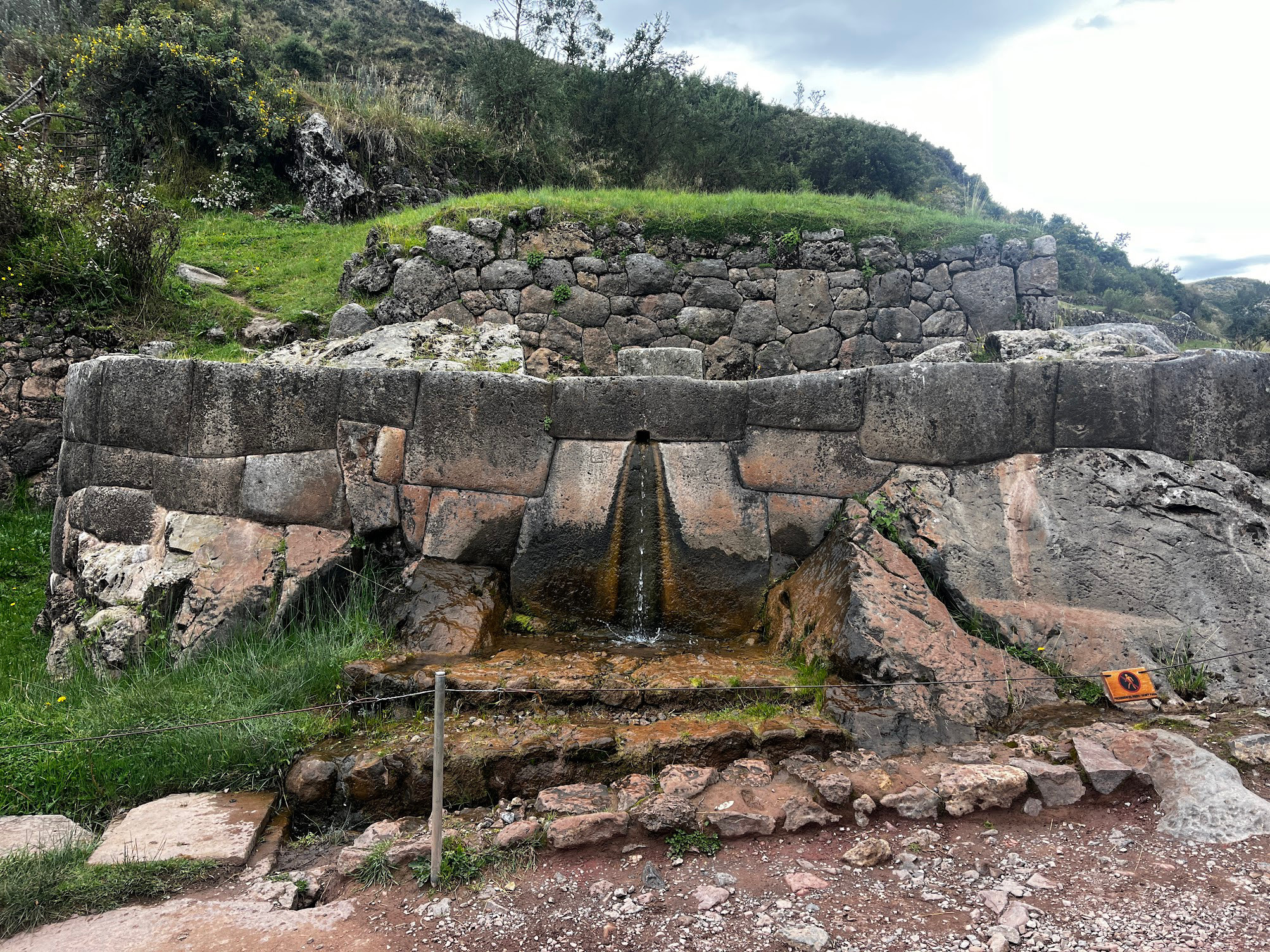 cusco inca fountain