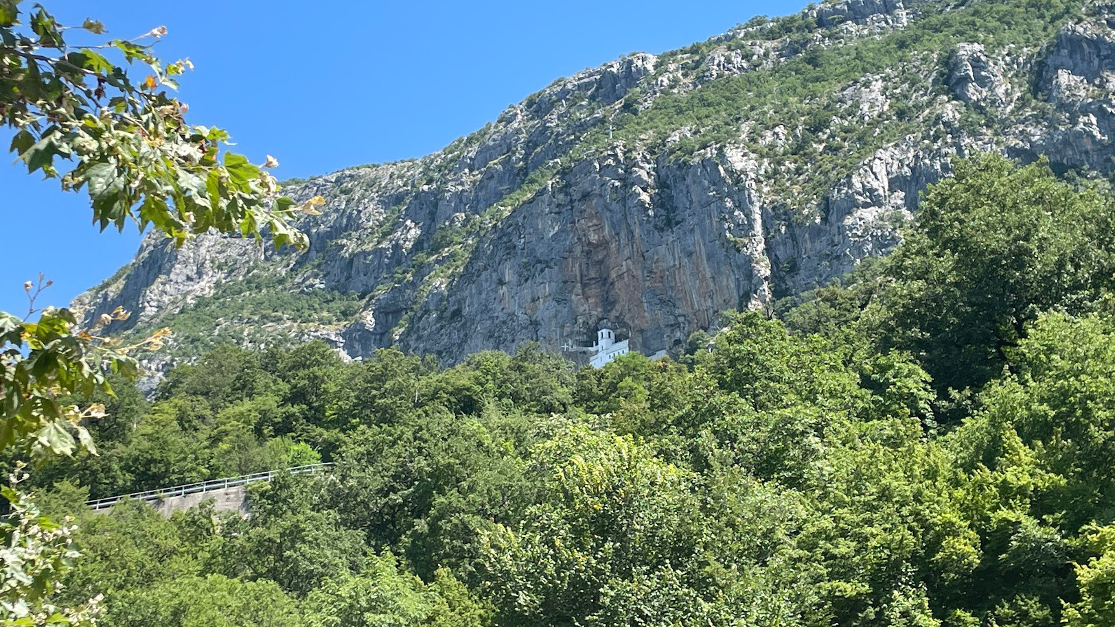 ostrong monastery on cliff