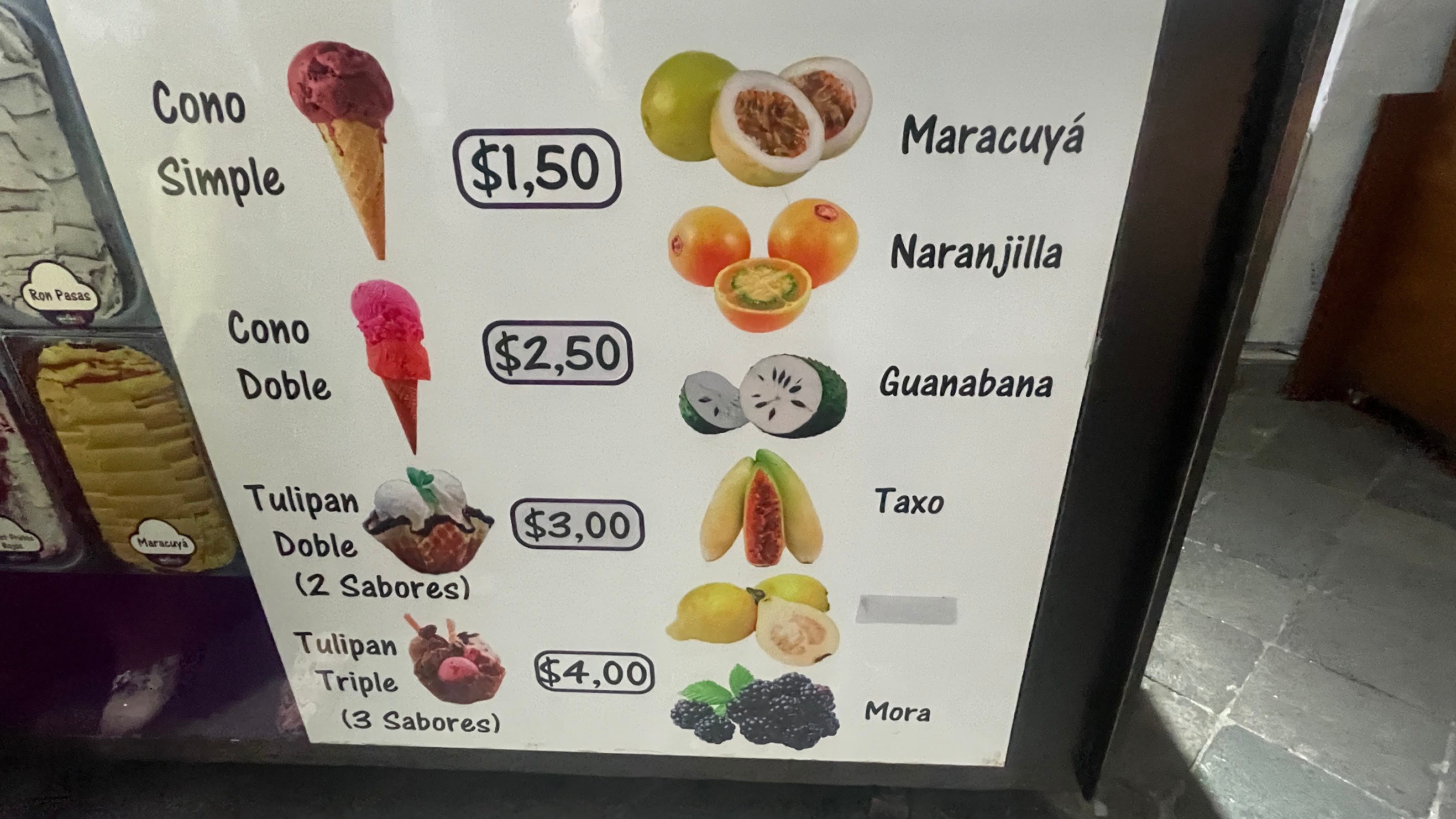 quito ice cream flavor