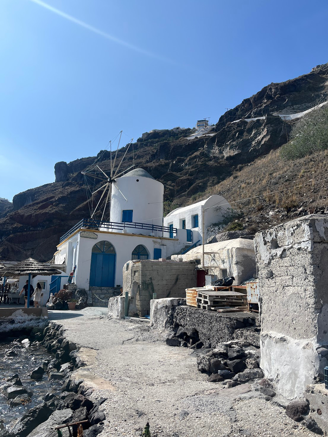 santtorini island windmill