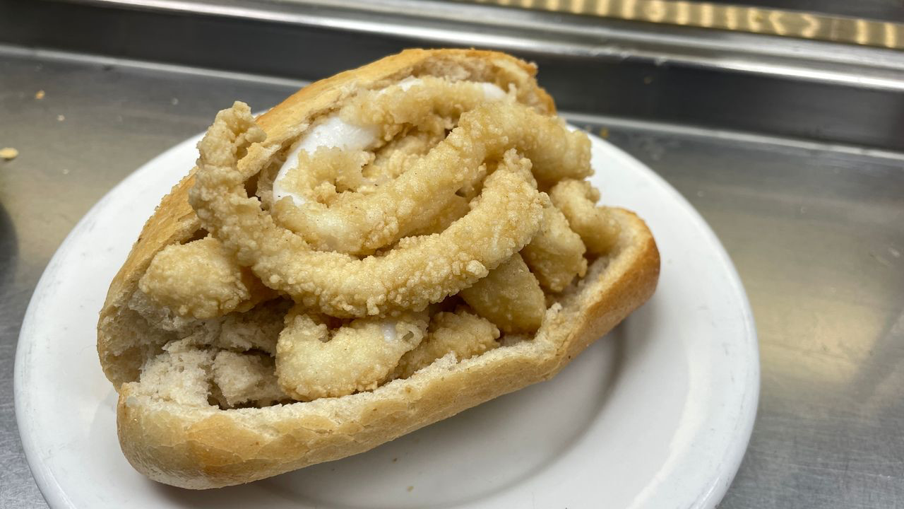 madrid squid sandwitch