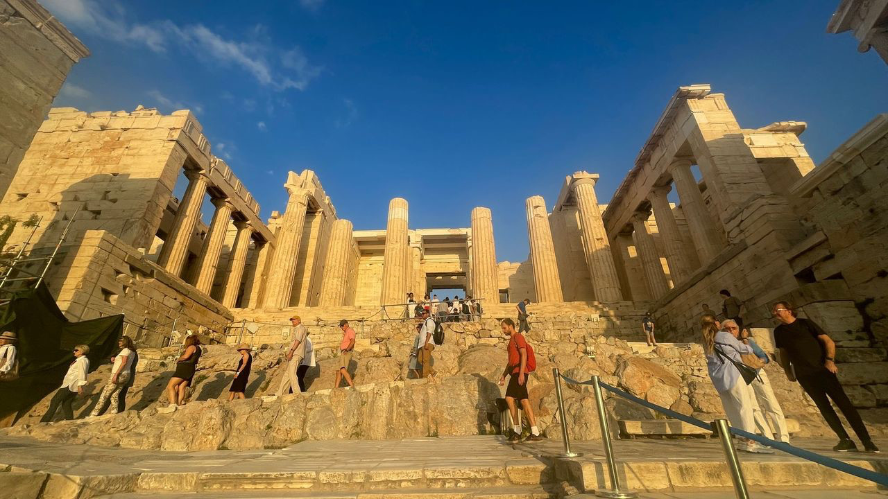 athens acropolis climb