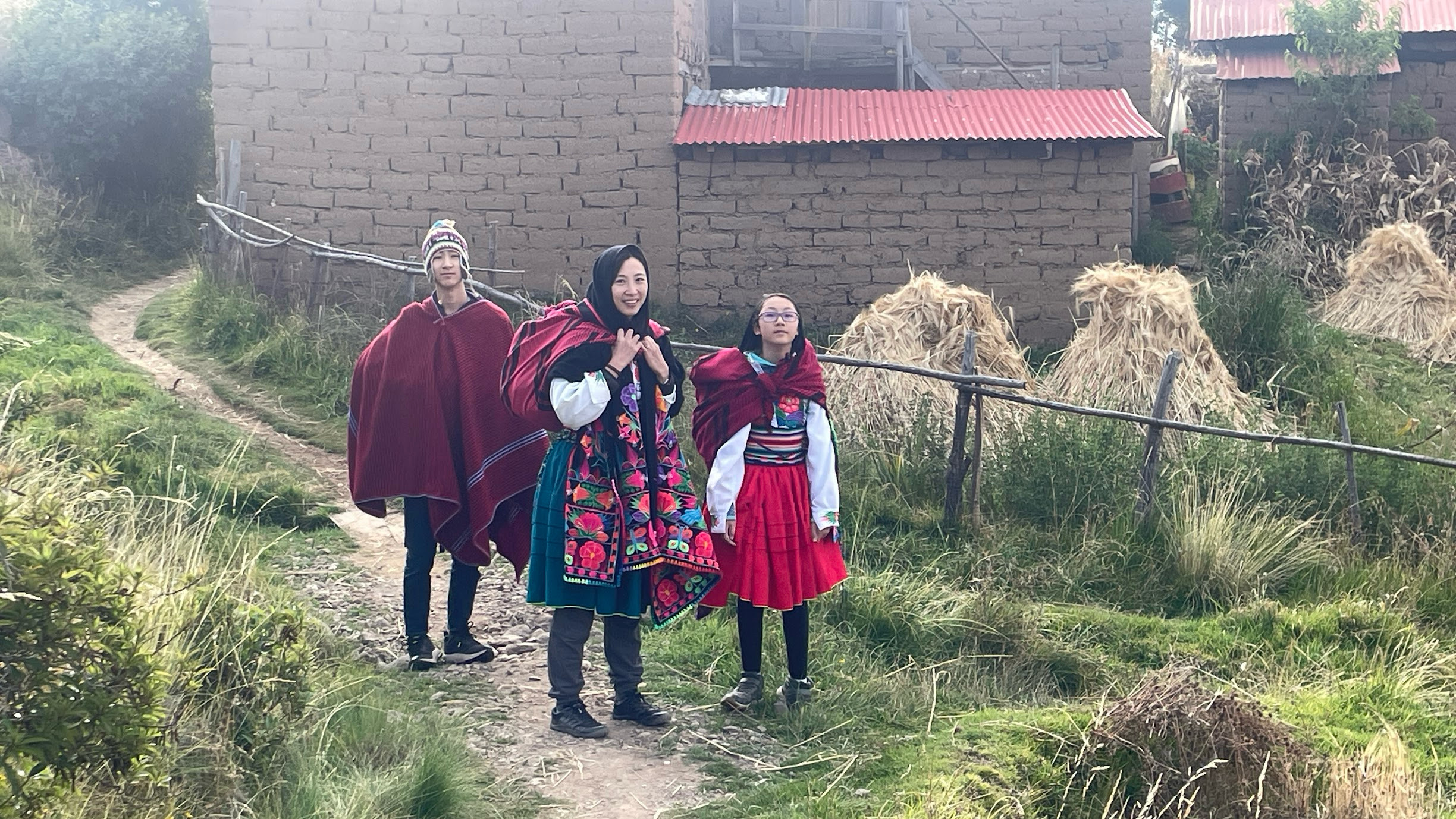 leaving amantani island