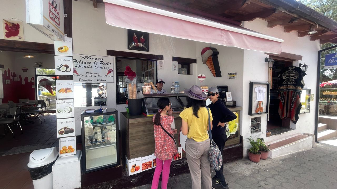 quito equator park ice cream