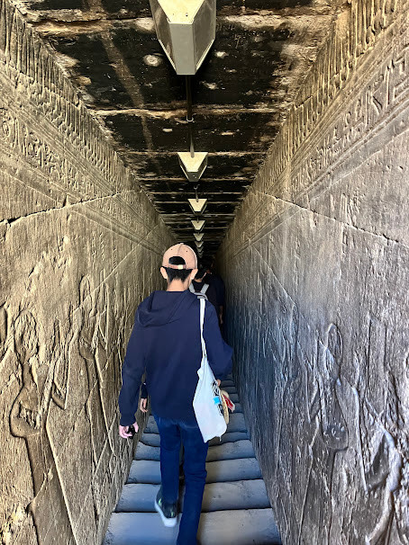 edfu temple stair down