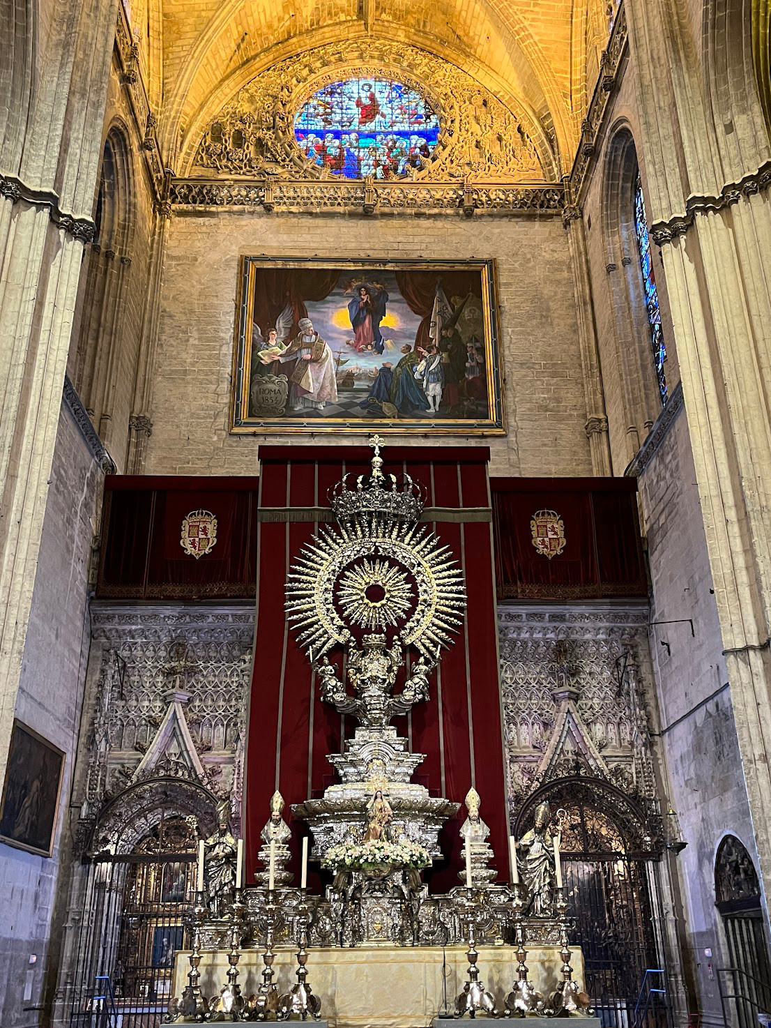 sevilla cathedral silver altar
