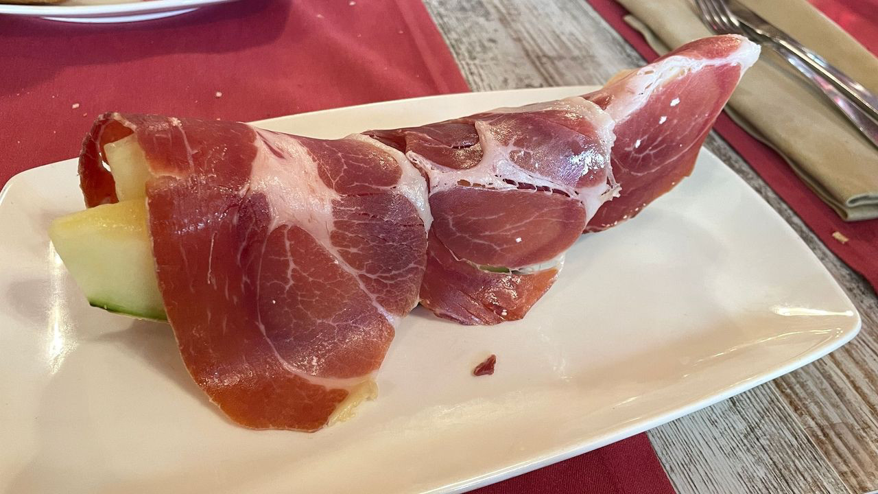 madrid jamon and melon