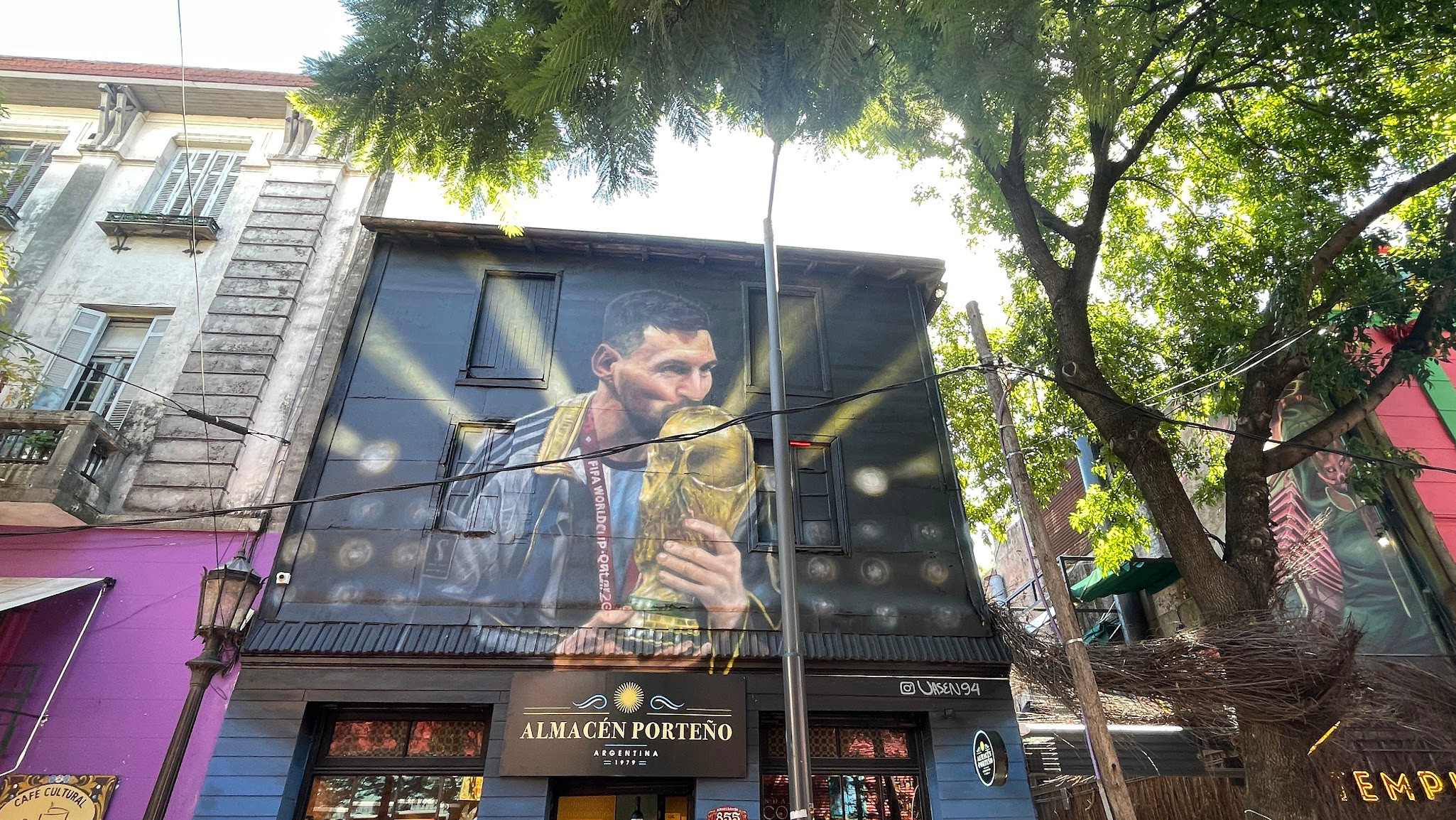 BA La Boca messi mural