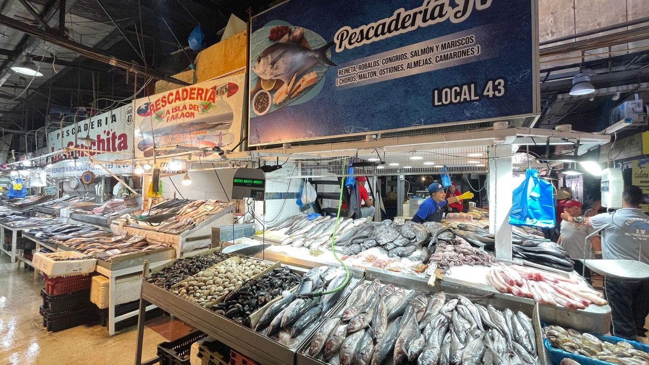 santiago central market seafood