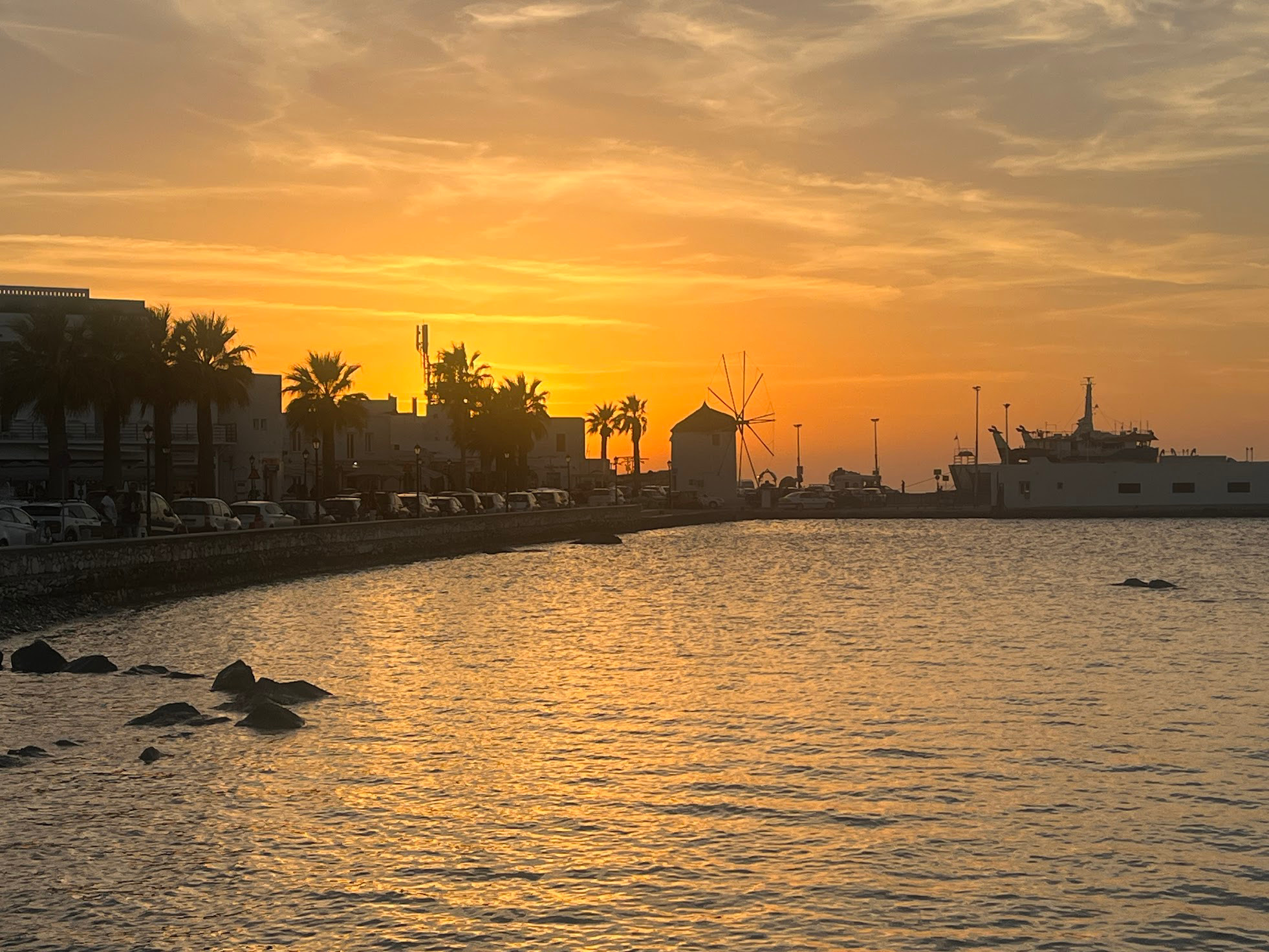 paros sunset