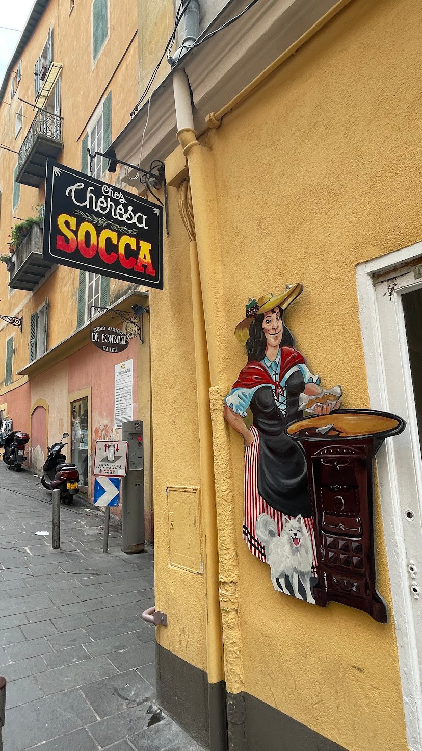 nice theresa socca sign