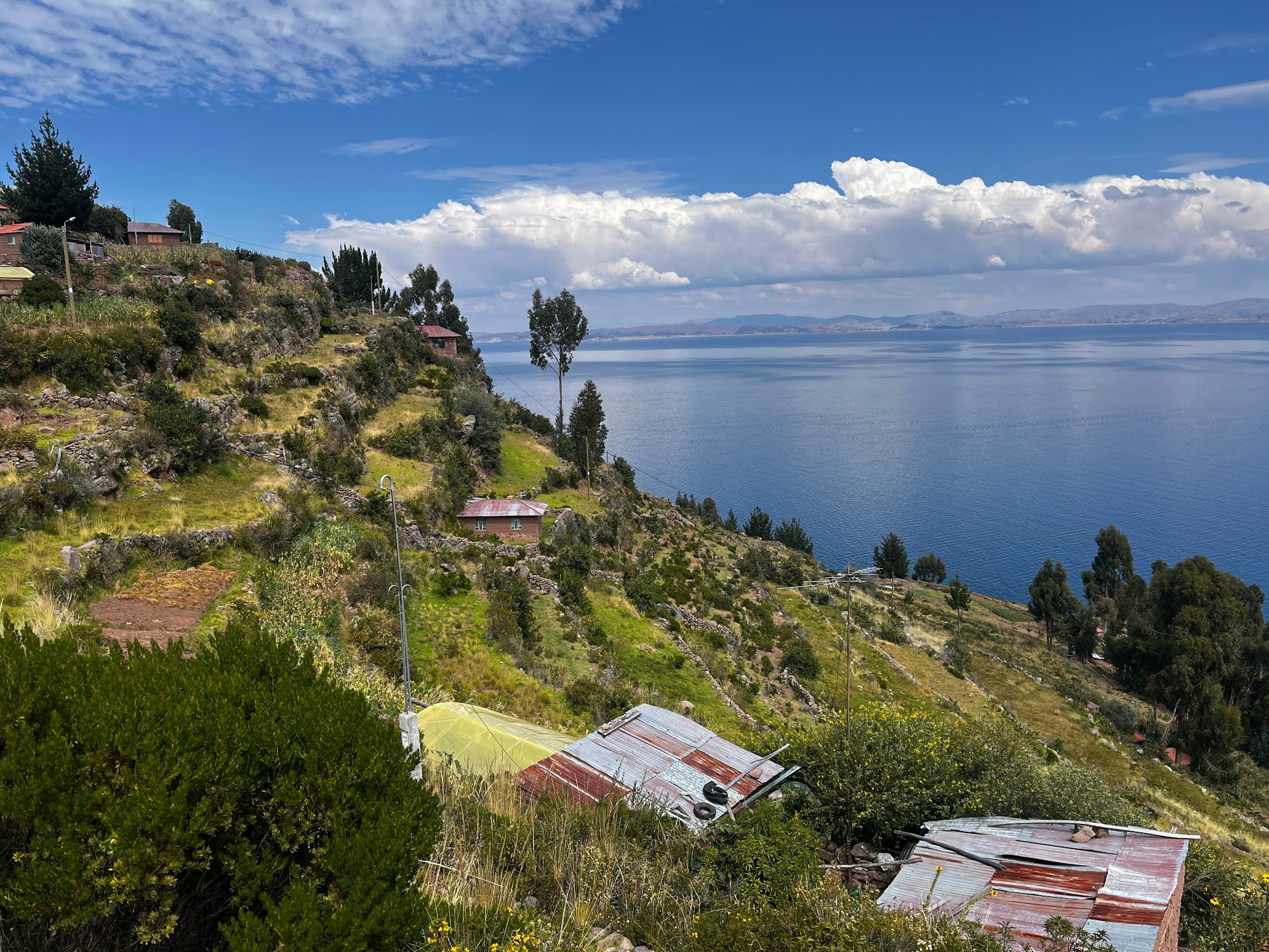 taquile island view