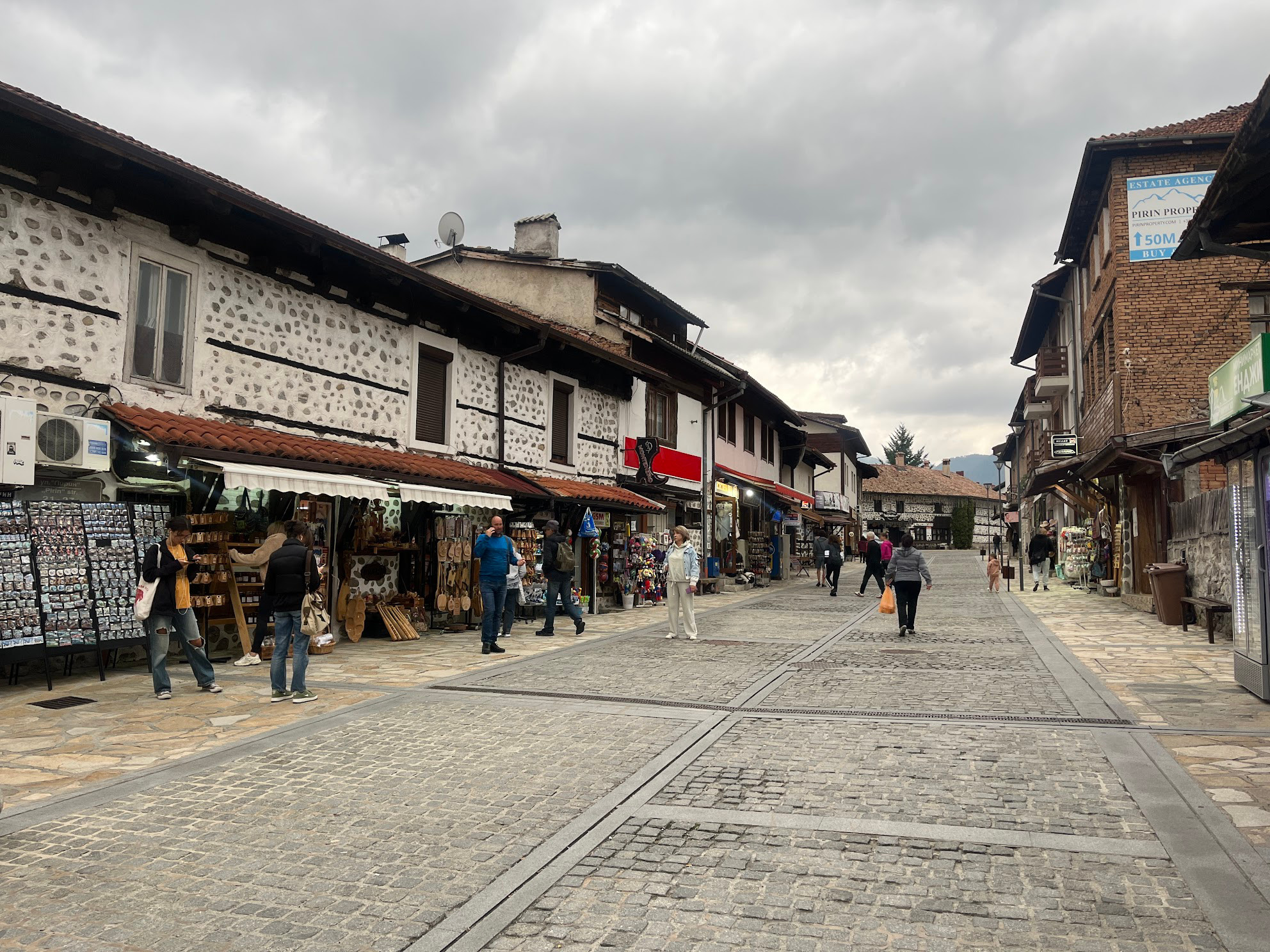 bansko old town street