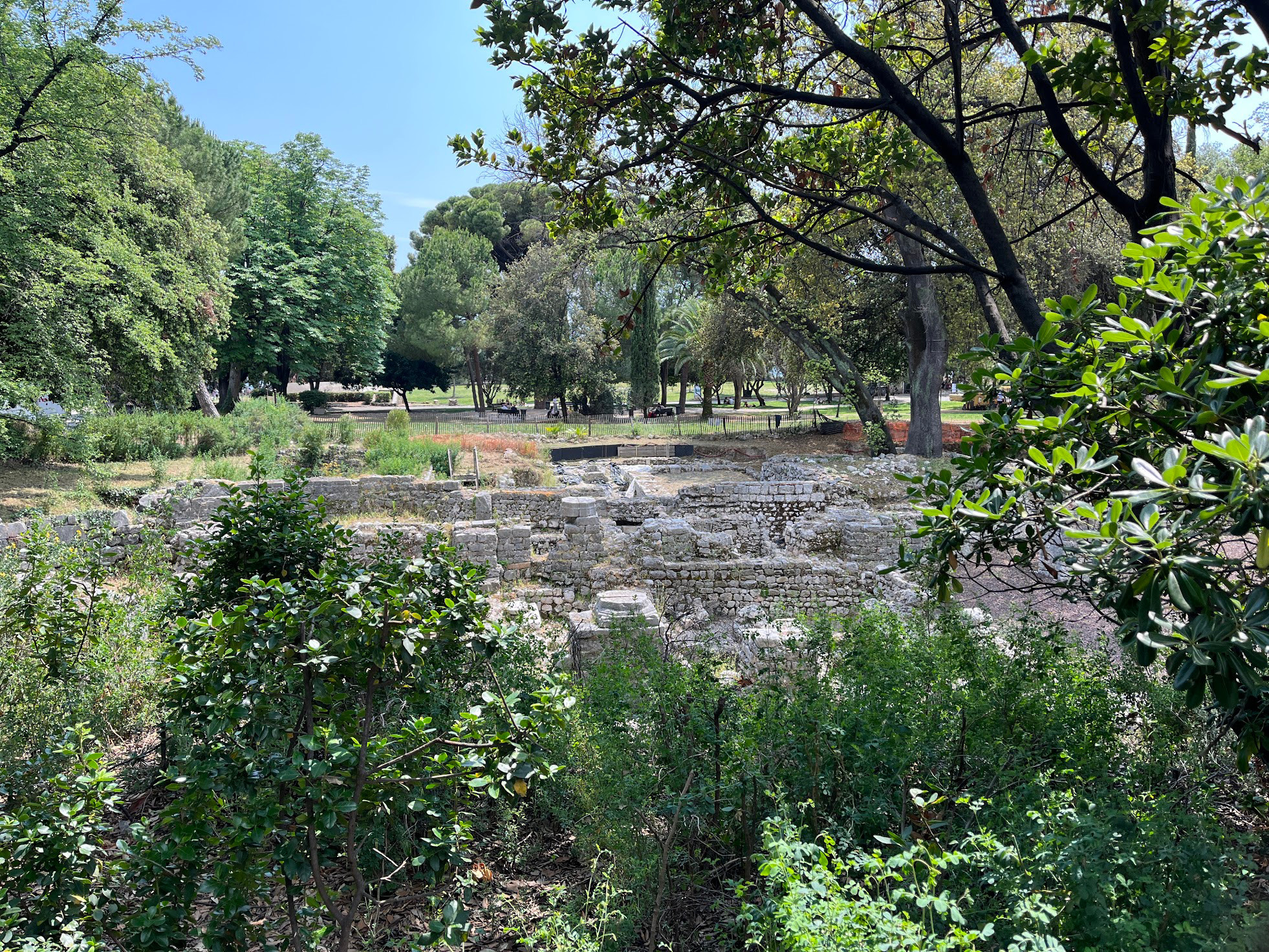 nice park ruin