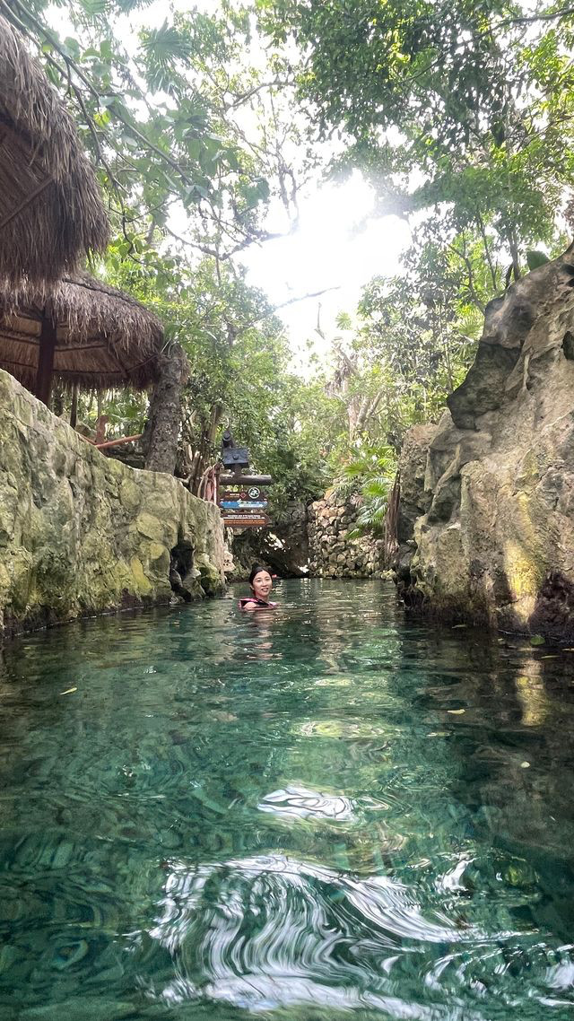 xcaret river sandra