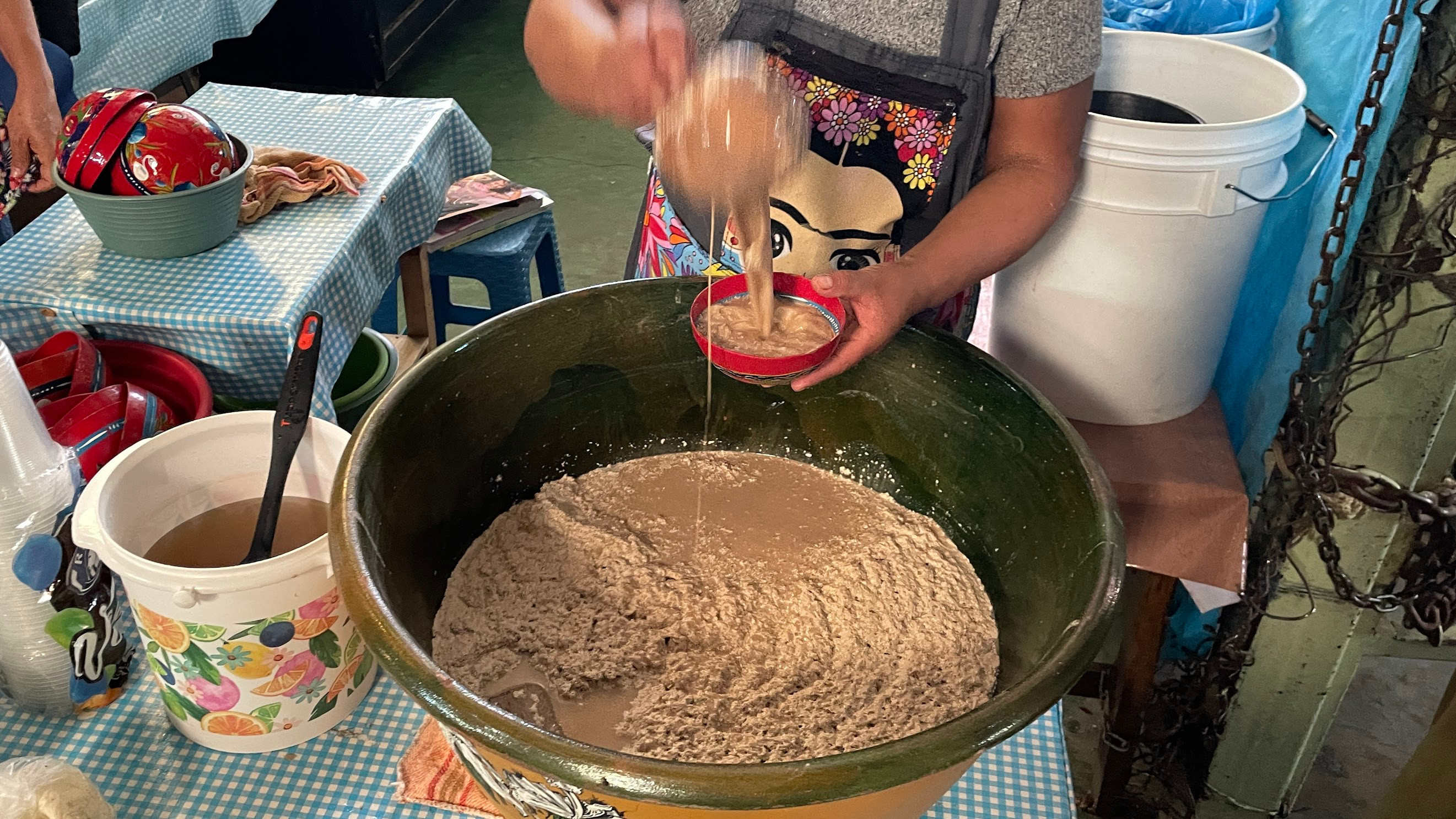 oaxaca market tejate