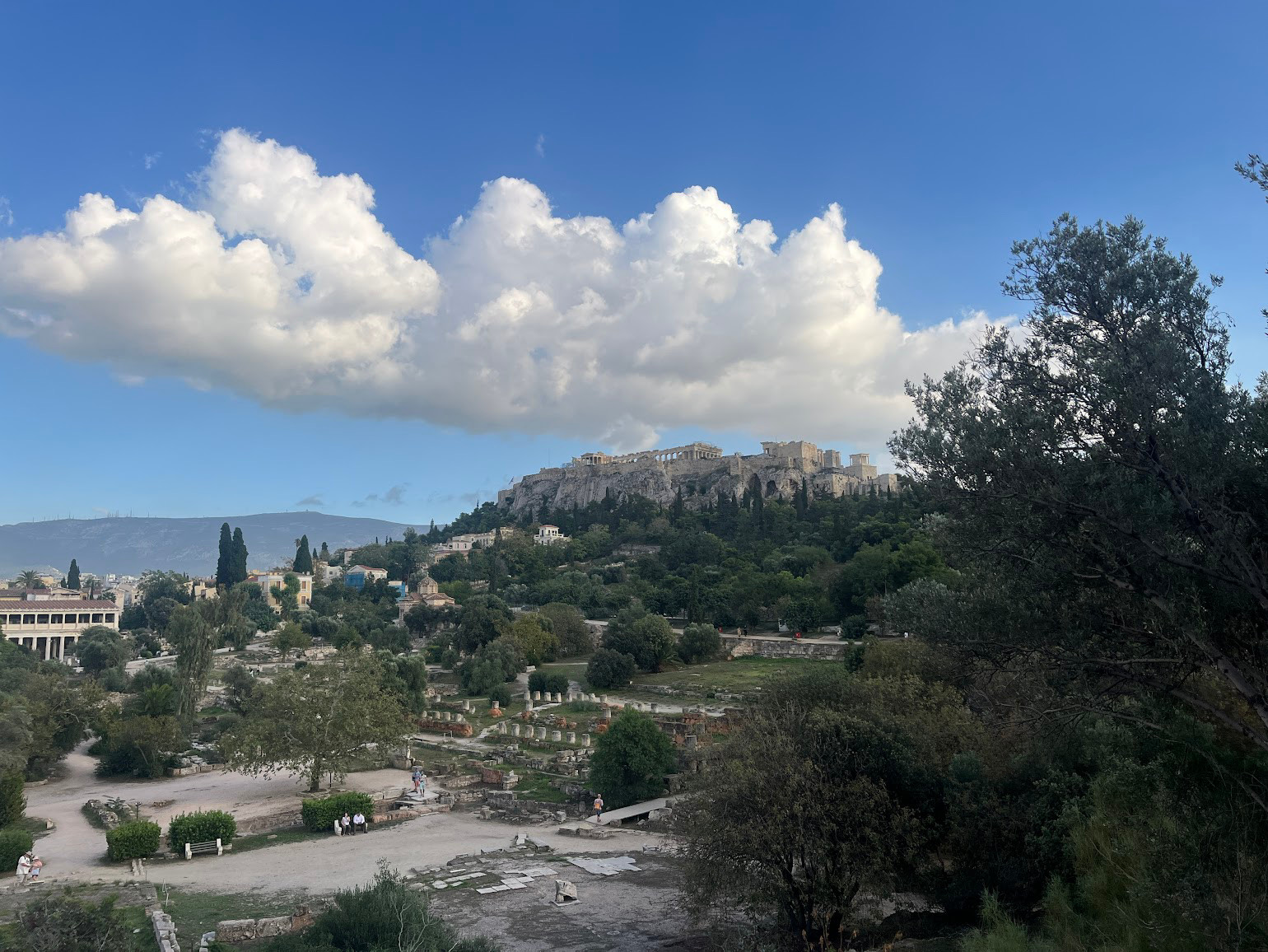 athens agora acropolis