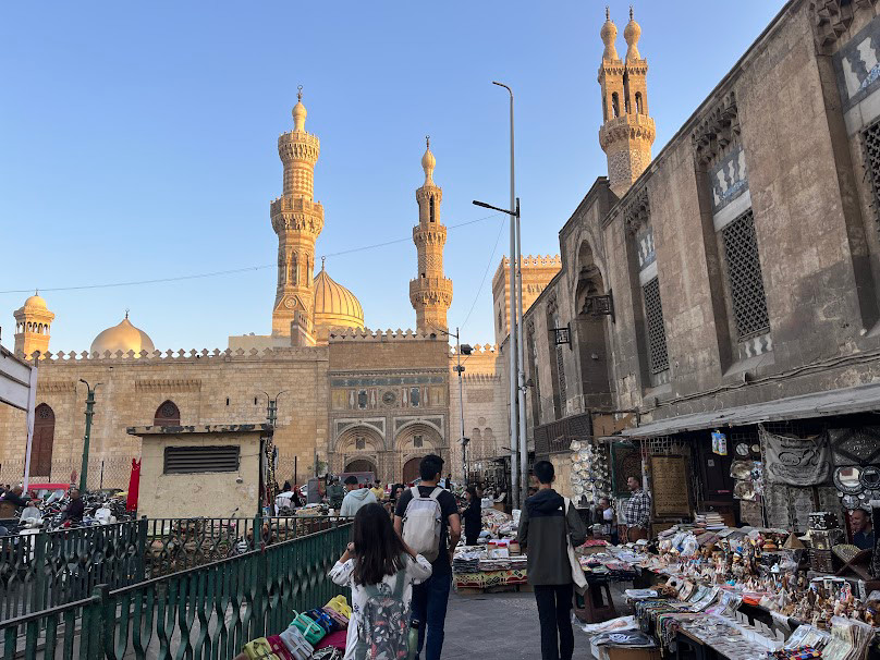 cairo market mosque