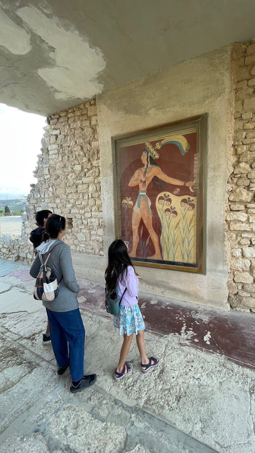 crete kanosos palace mural