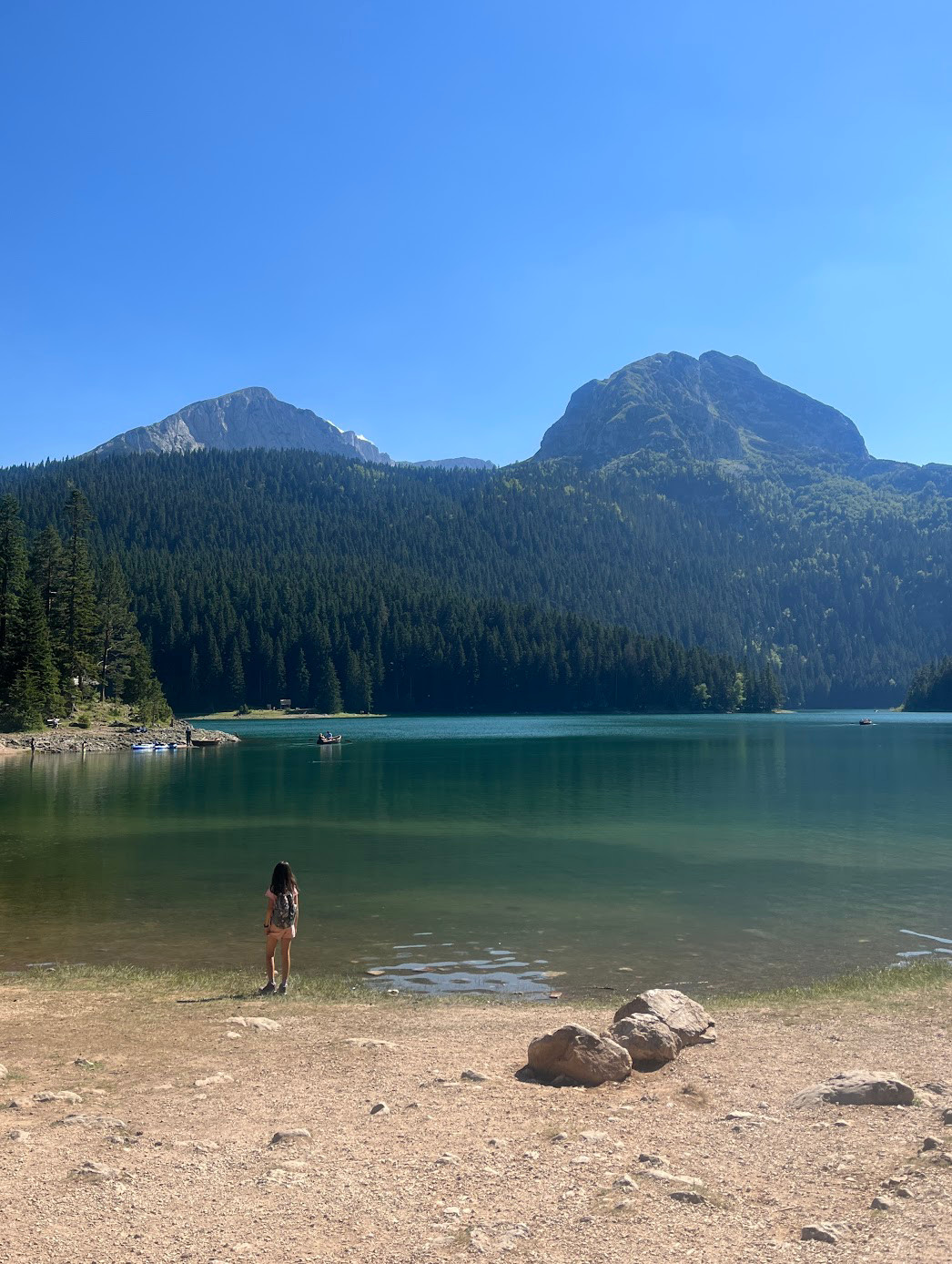 durmitor black lake and yan