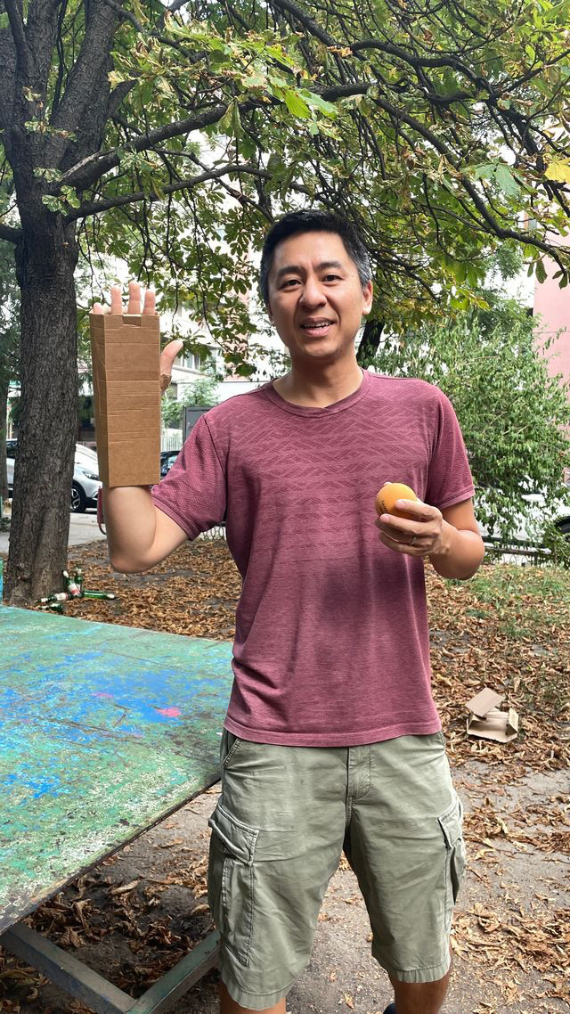 sofia cardboard tennis tony