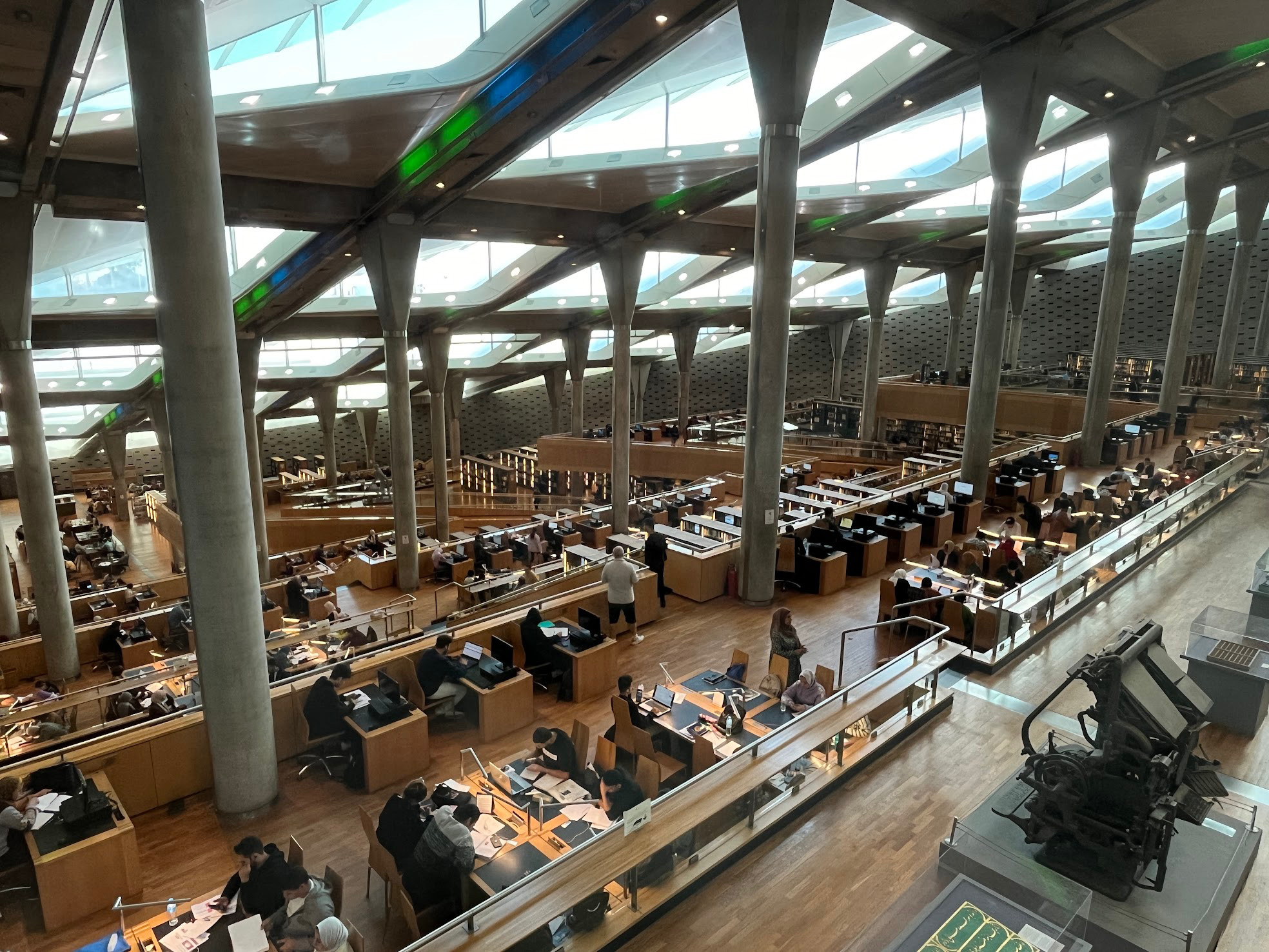 alexandria library inside