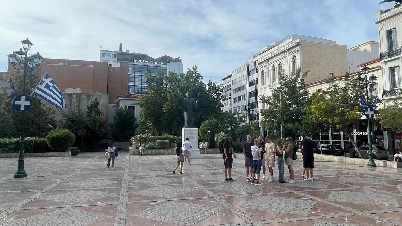 athens square flag