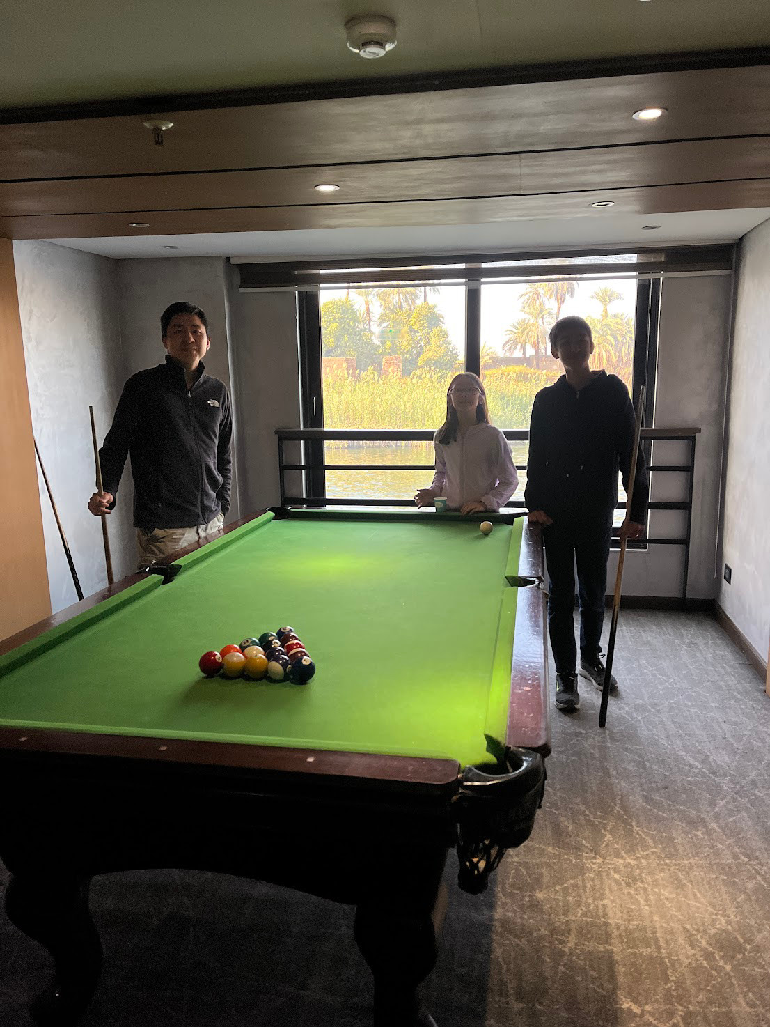 nile cruise pool table