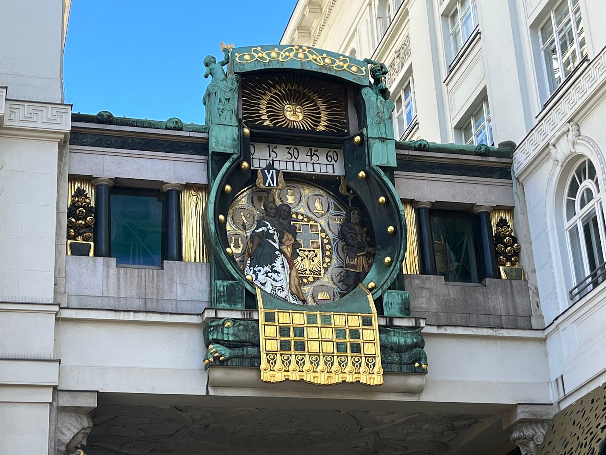 vienna music clock