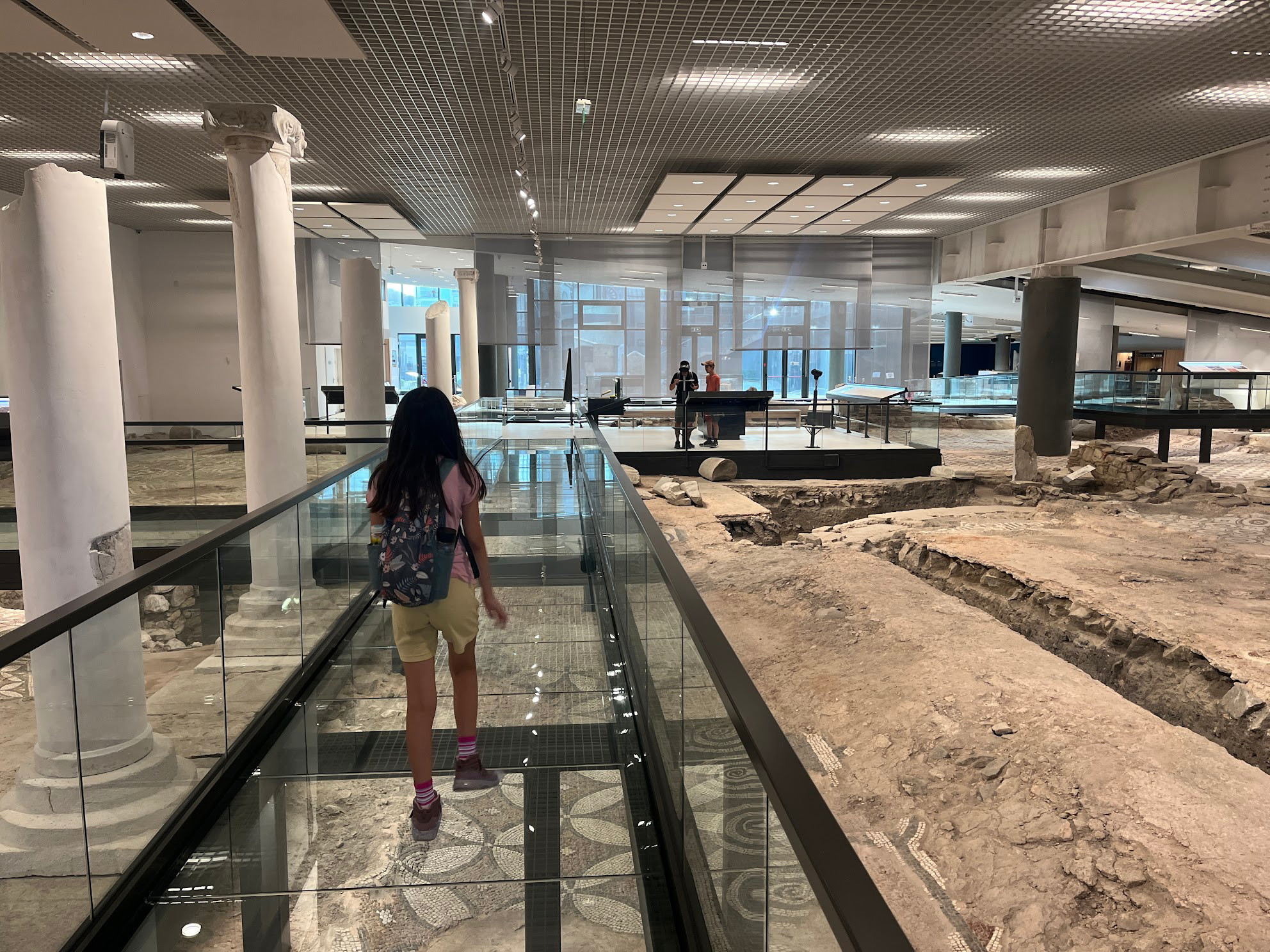 plovdiv basilica glass floor