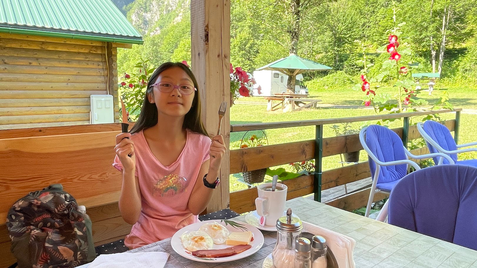 montenegro camp breakfast