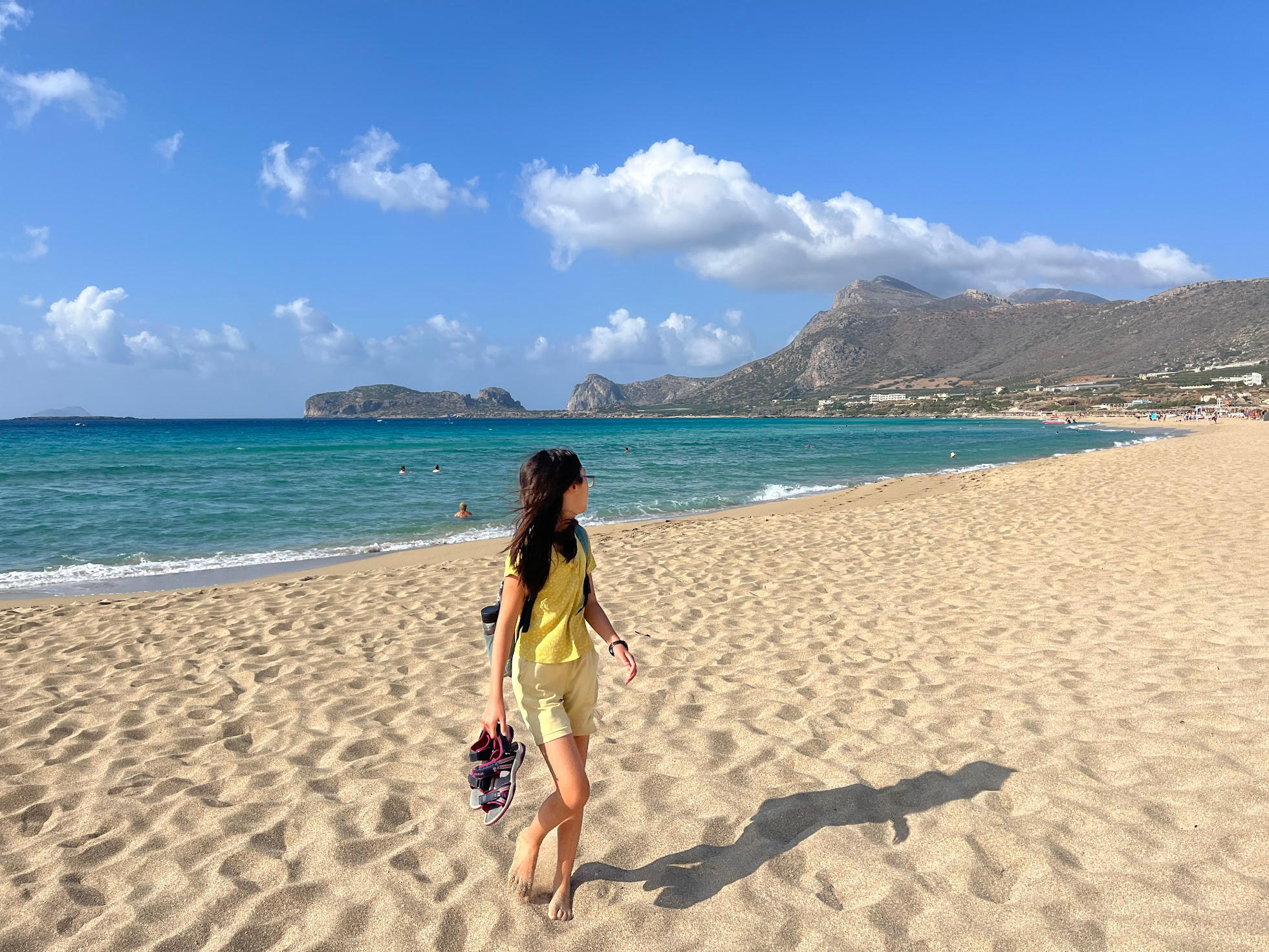 crete beach sand sting