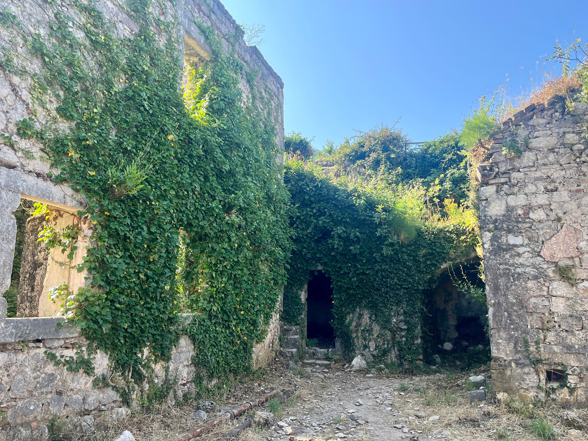 kotor hilltop castle