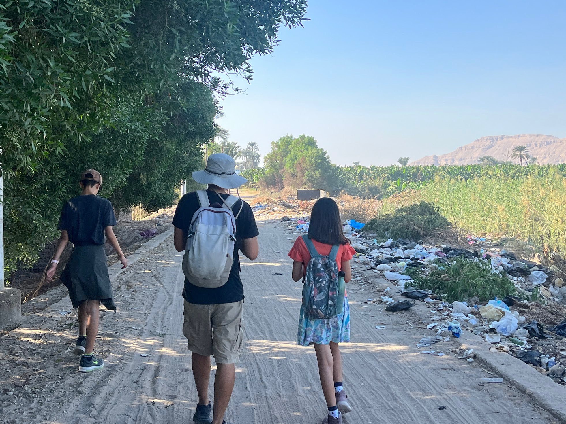 luxor trash field