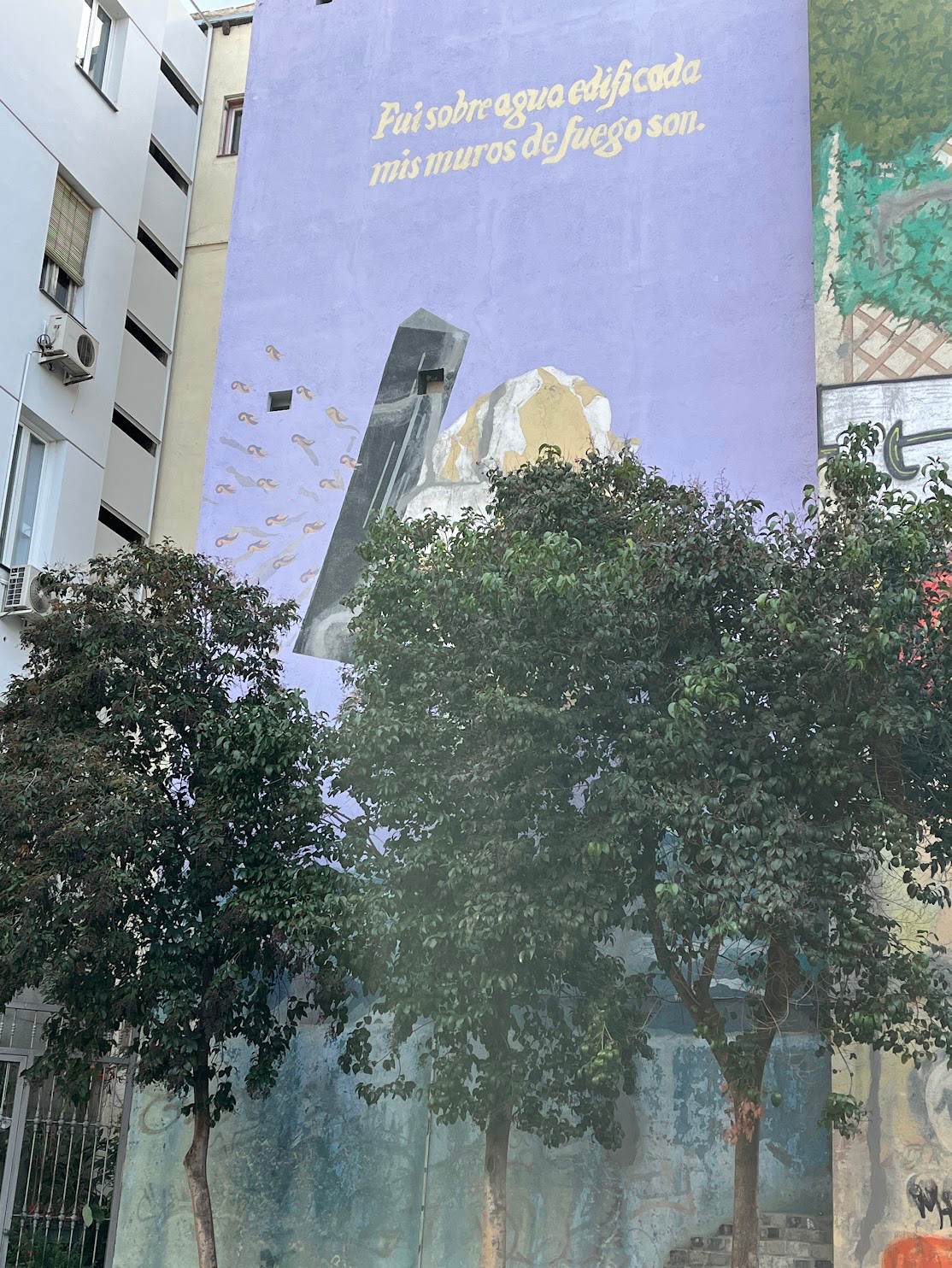 madrid mural