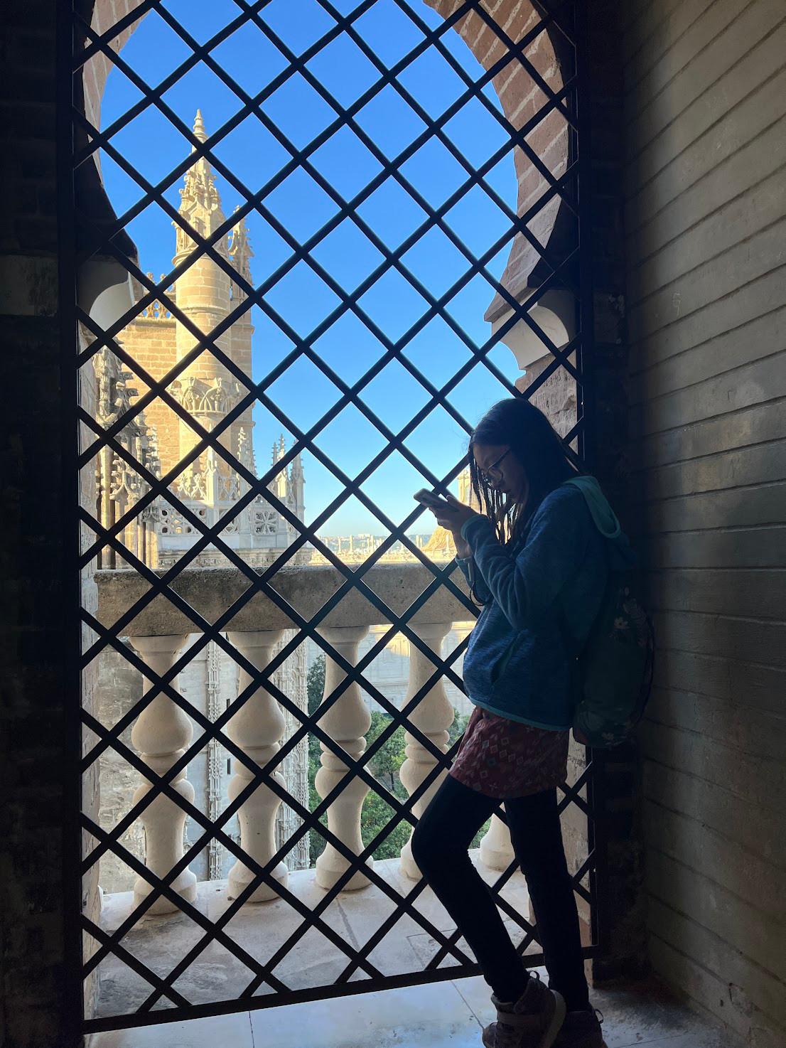 sevilla cathedral yan in tower