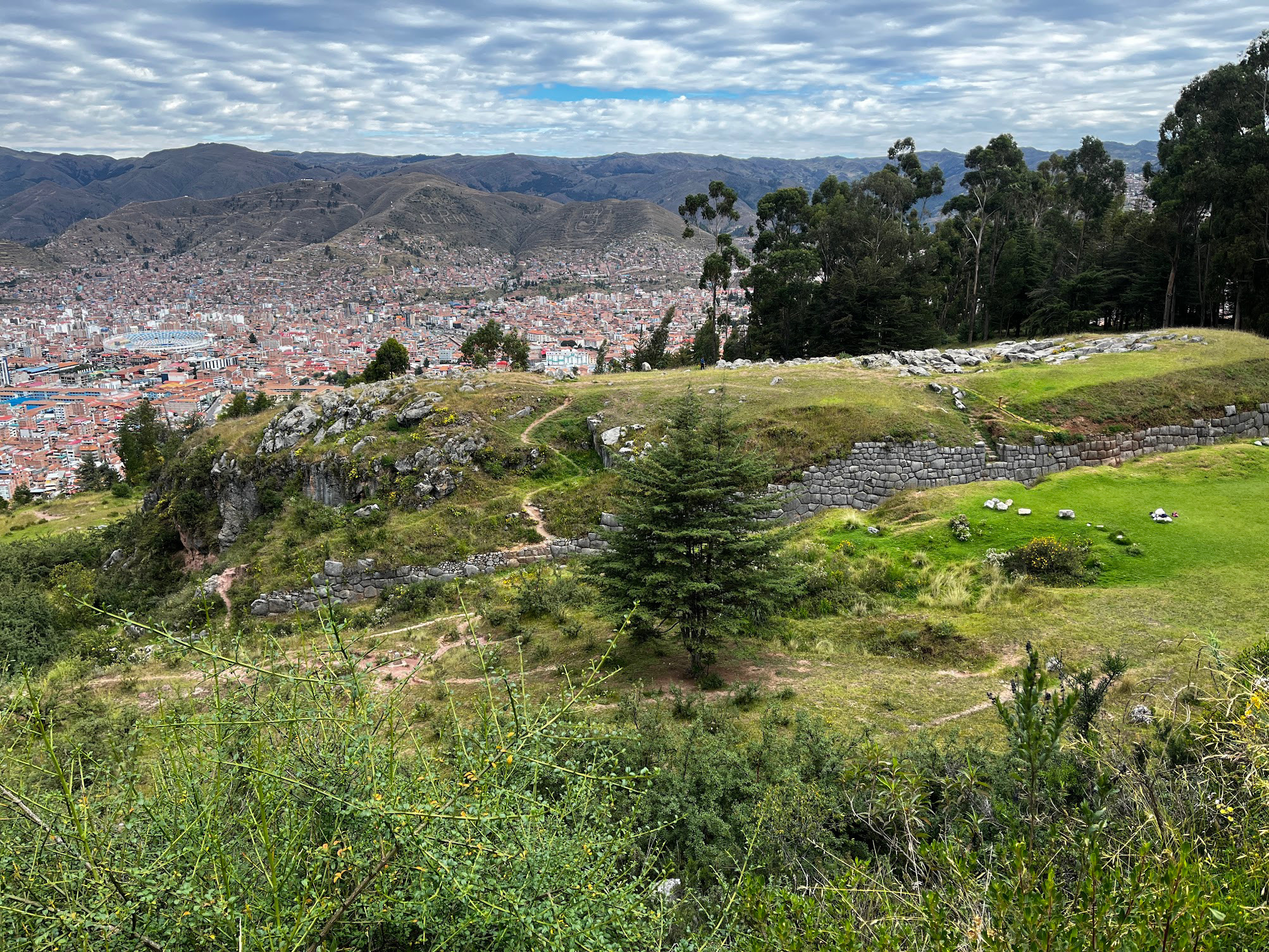 cusco quenco on hill