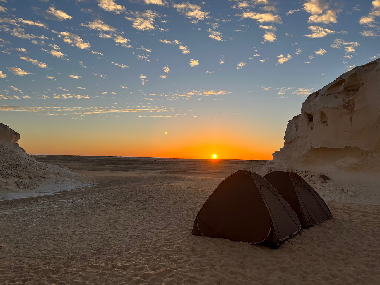 egypt sunrise desert