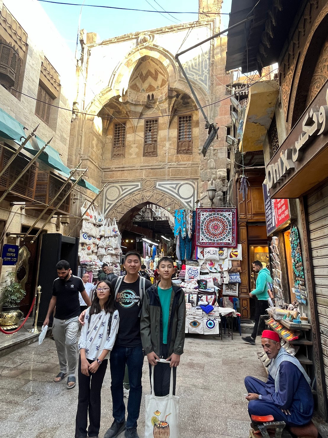 cairo market group photo