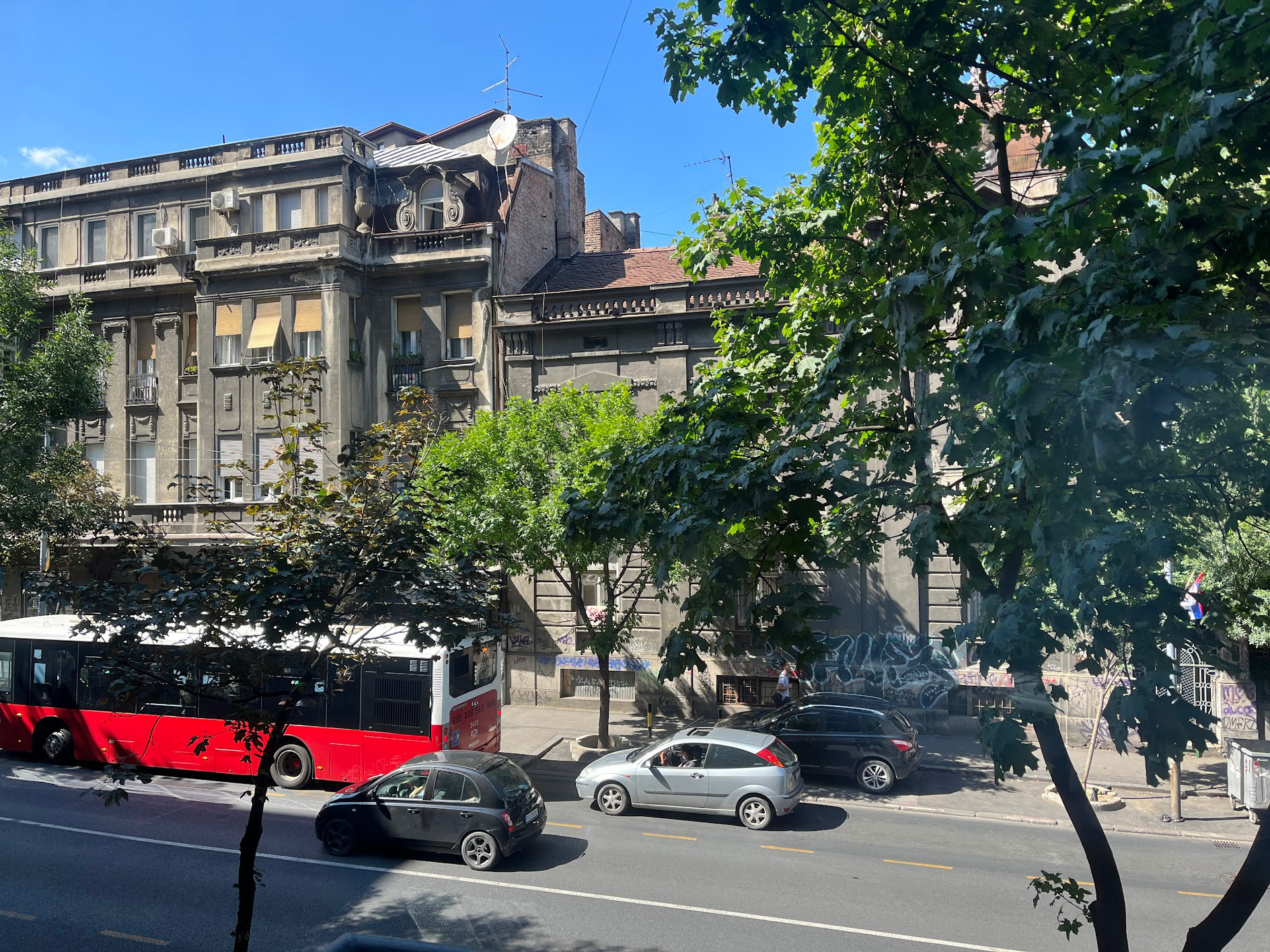 belgrade apartment window