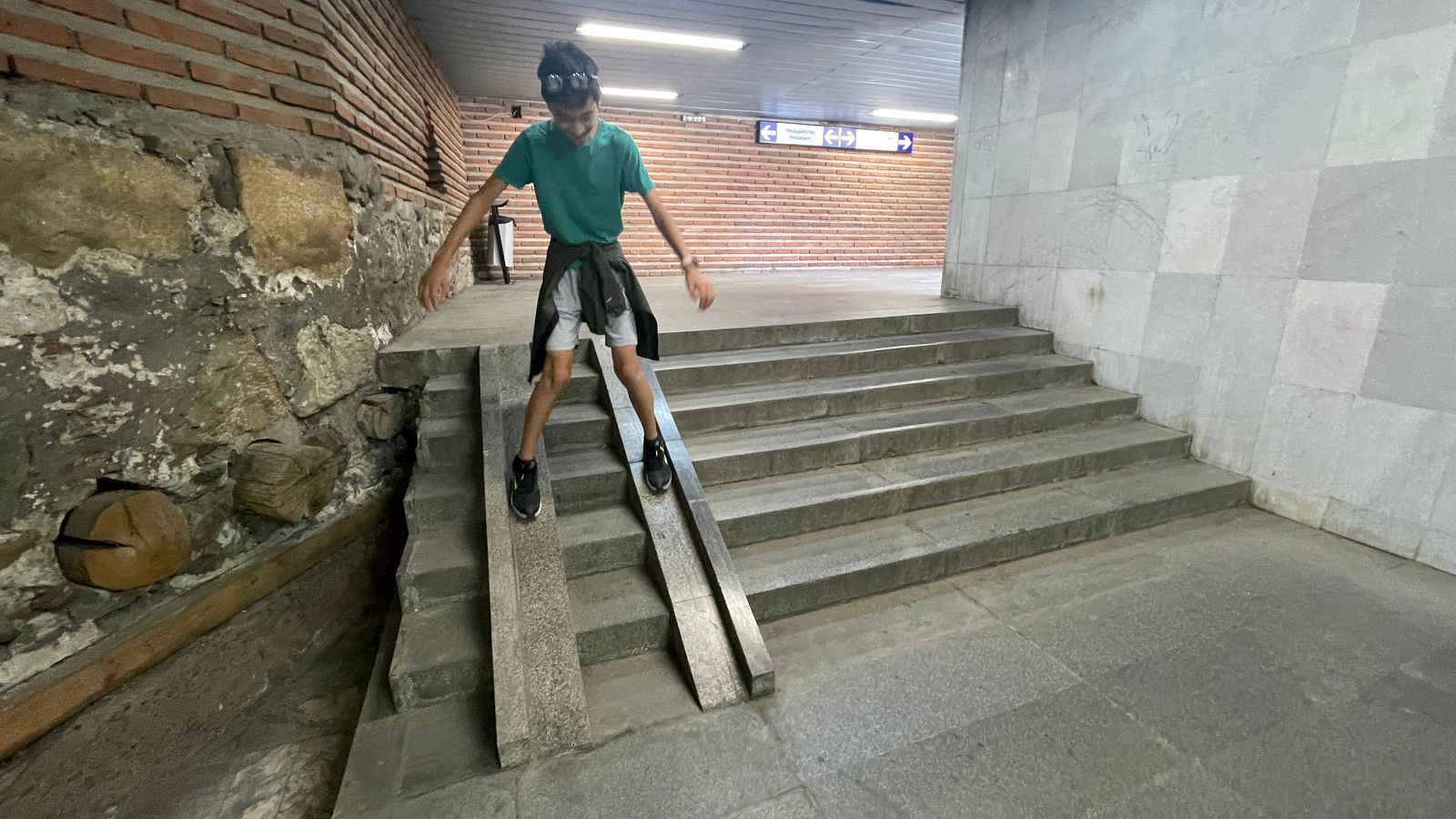 sofia subway ruin