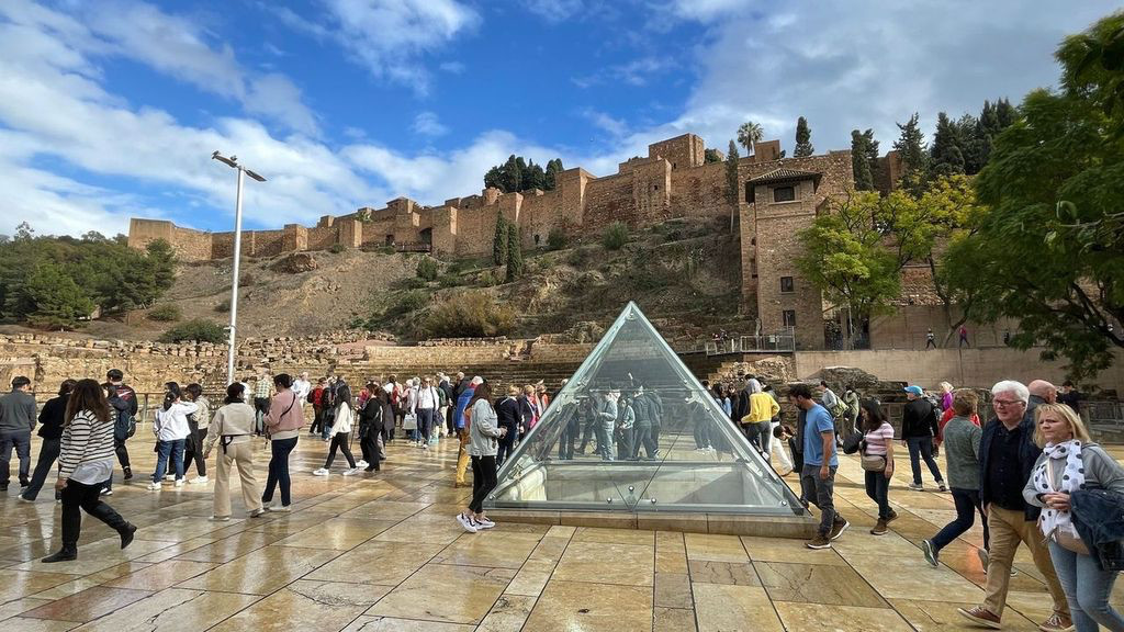 malaga roman theater pyramid