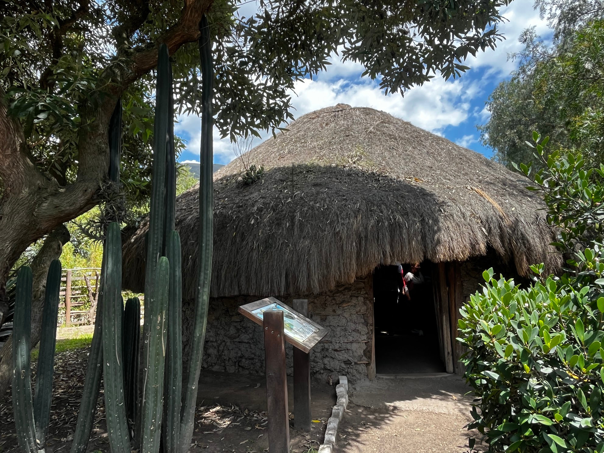 quito equator park hut