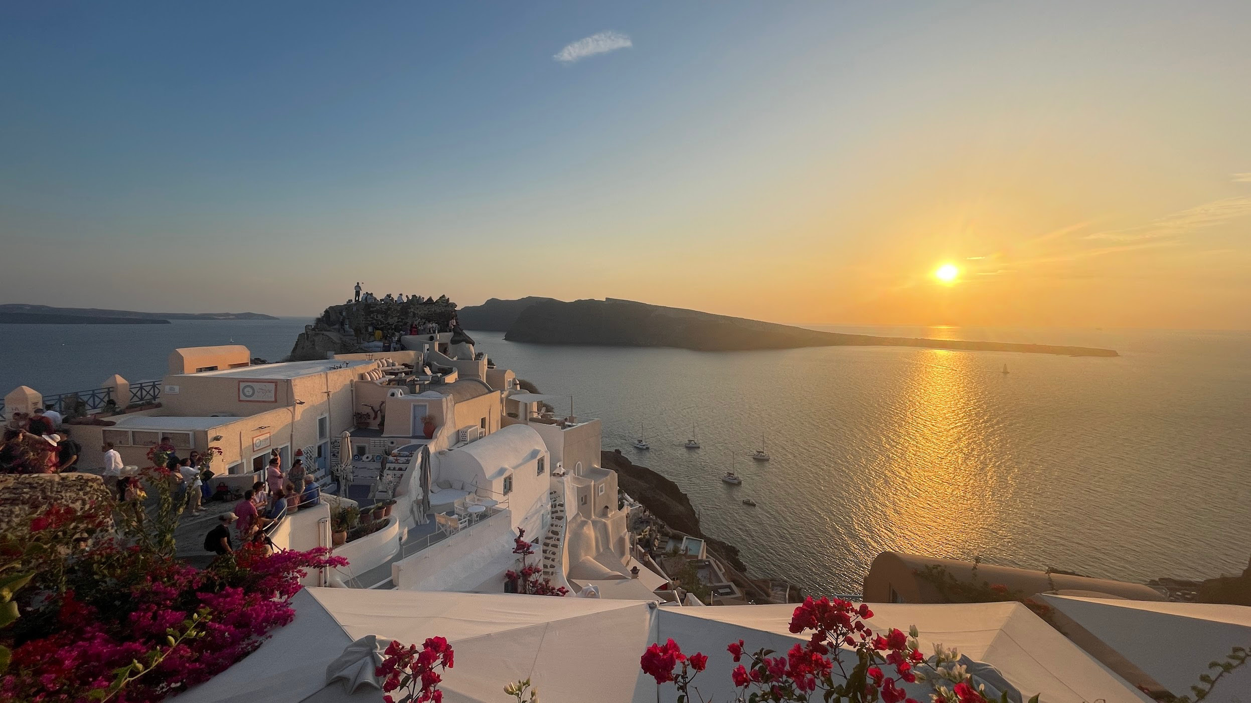 santtorini oia sunset
