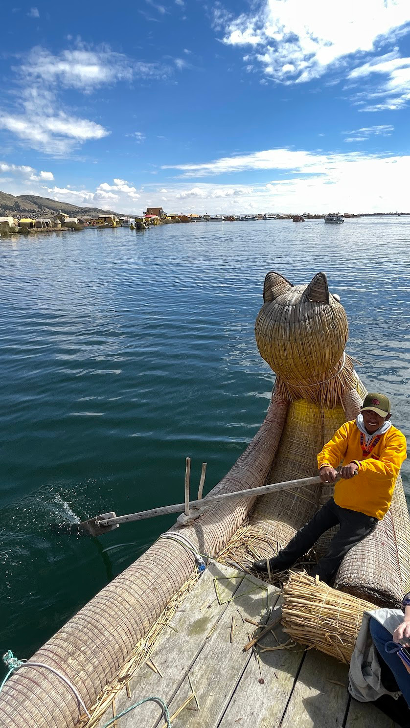 lake titikaka row boat